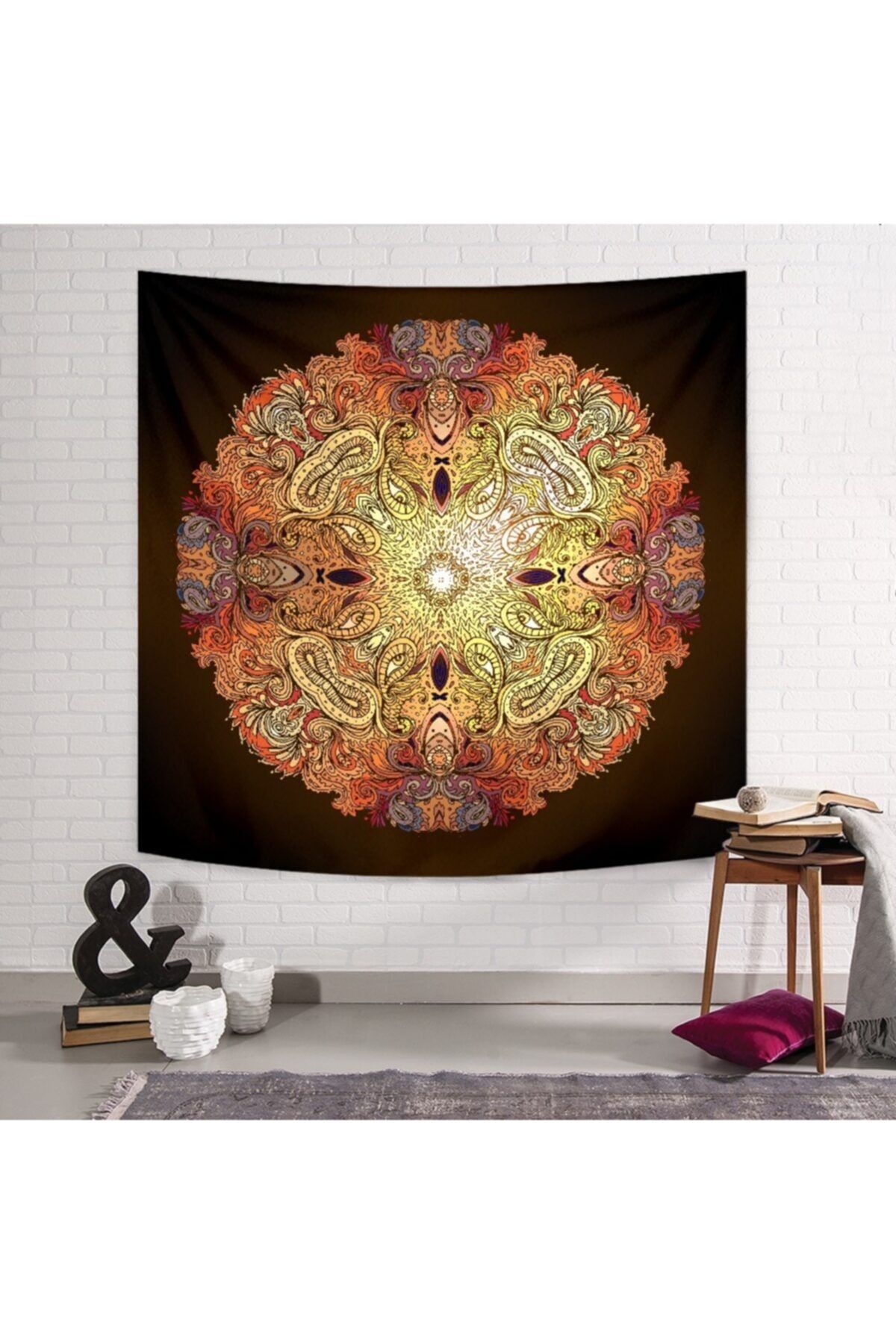 PASAJ HOME Ayurveda Mandala Duvar Örtüsü