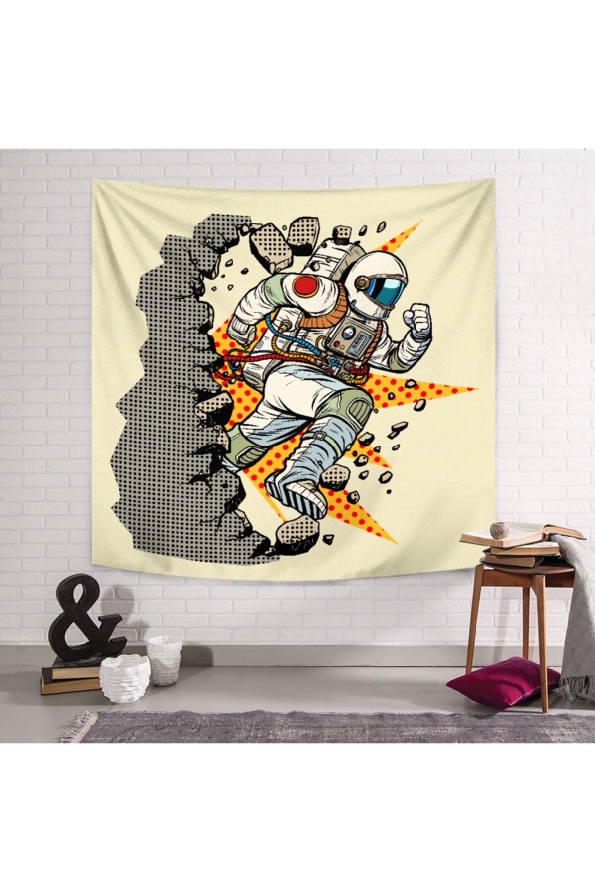 PASAJ HOME Astronaut Run Duvar Örtüsü
