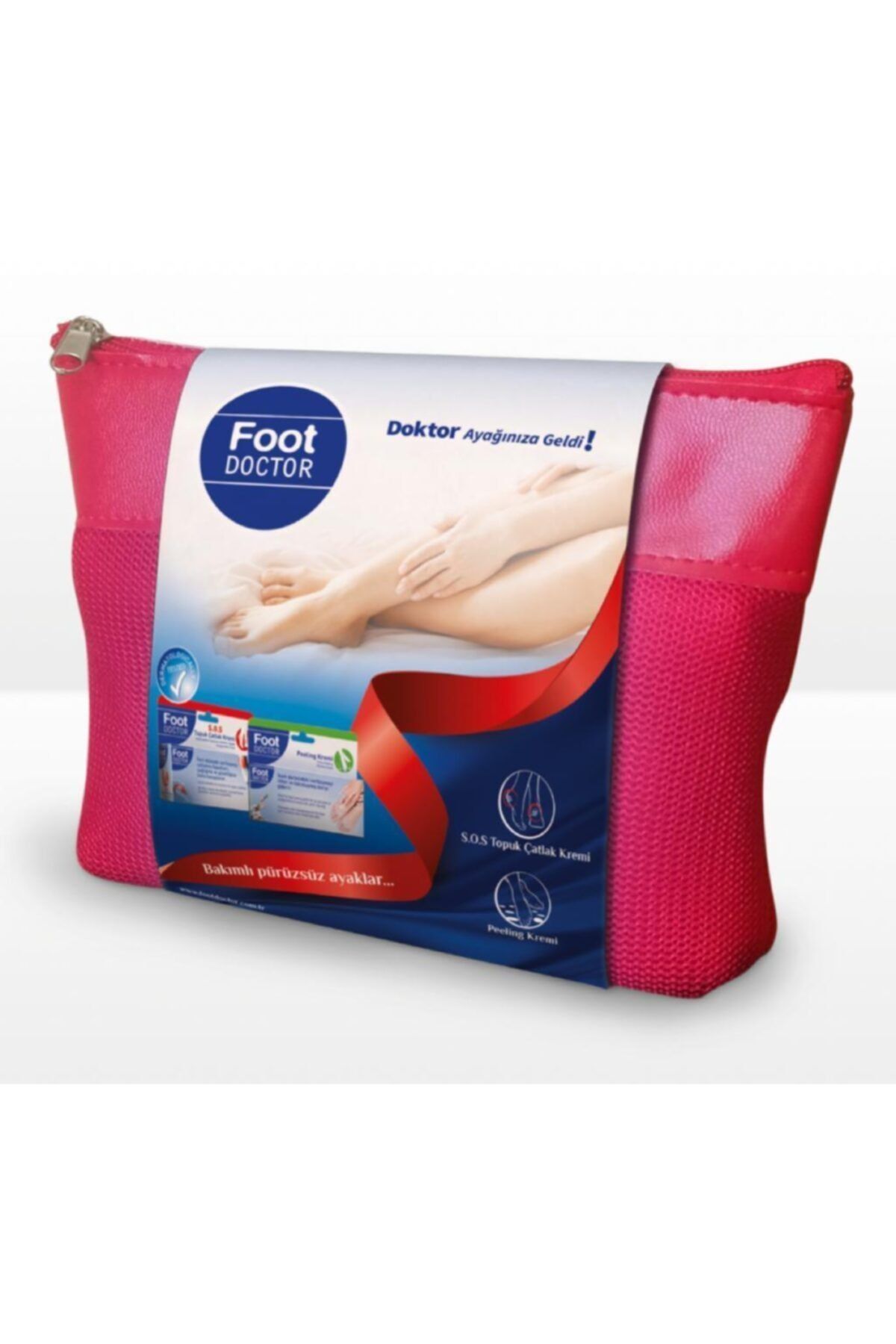 Foot Doctor Sos Topuk Çatlak Kremi+Nemlendirici Krem+Çanta