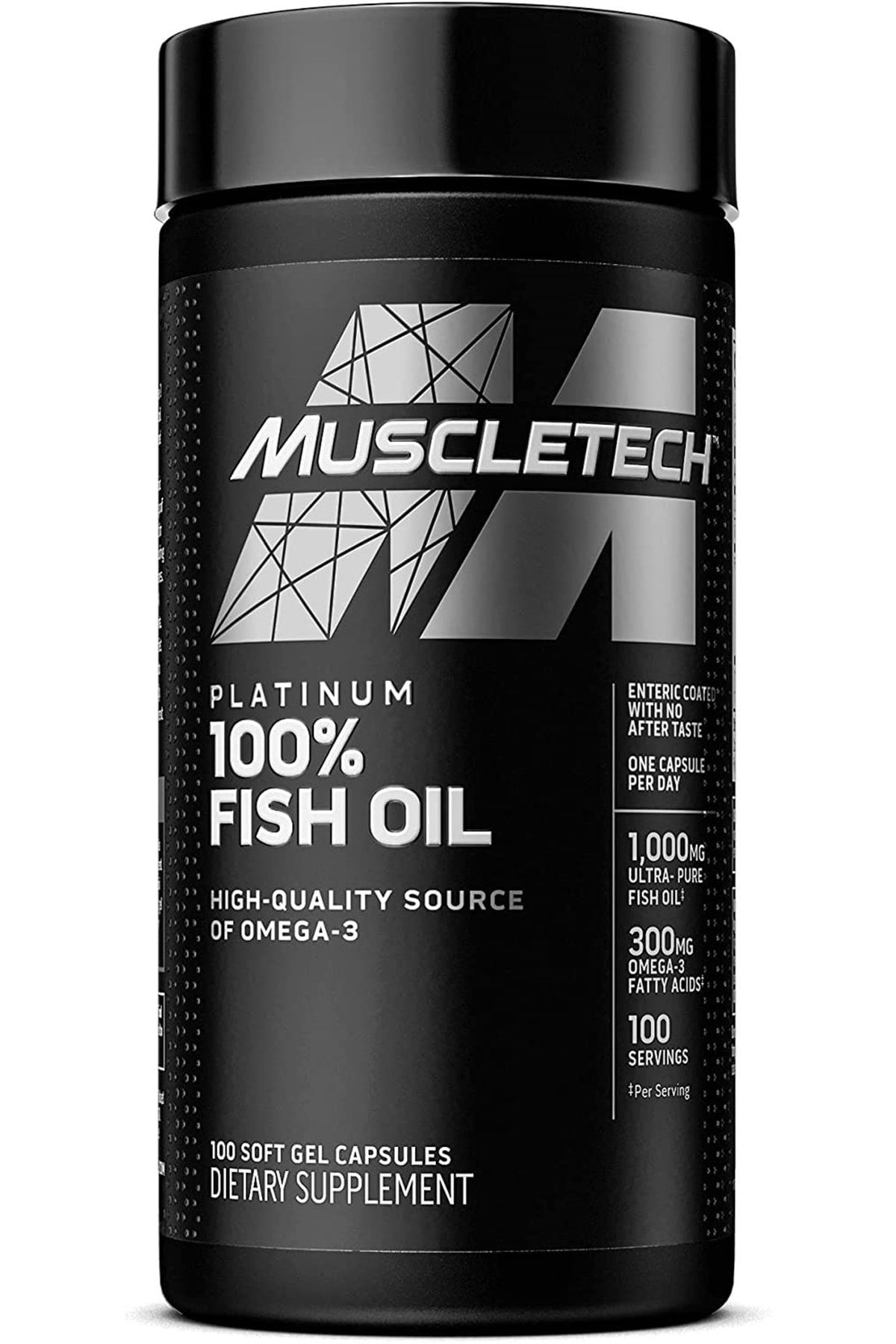 MUSCLETECH Essential Series Platinum Omega Fish Oil Omega-3 100 Capsul