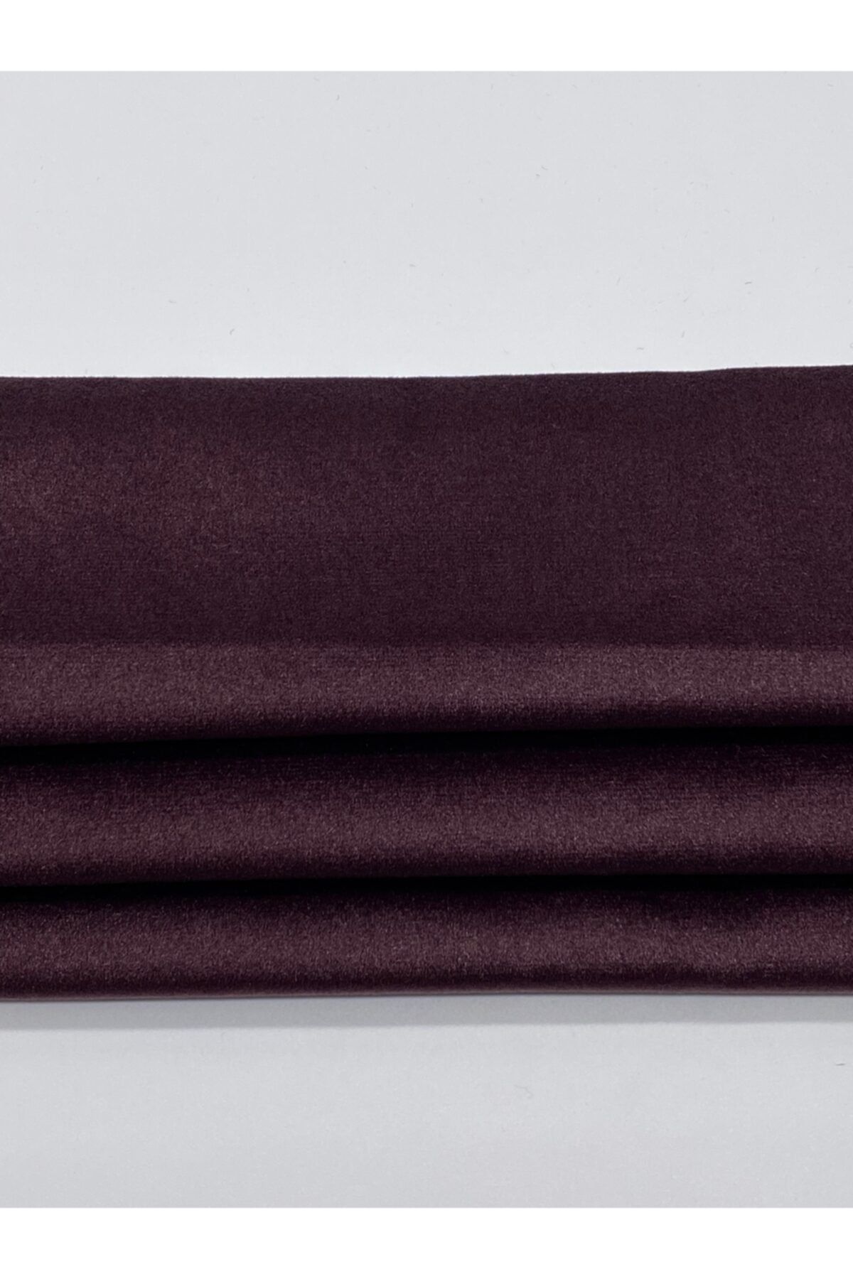 Fabric Hill's Venus 16 Serisi Yönsüz Mürdüm Parlak Kadife Tc Astarlı Döşemelik Kumaş