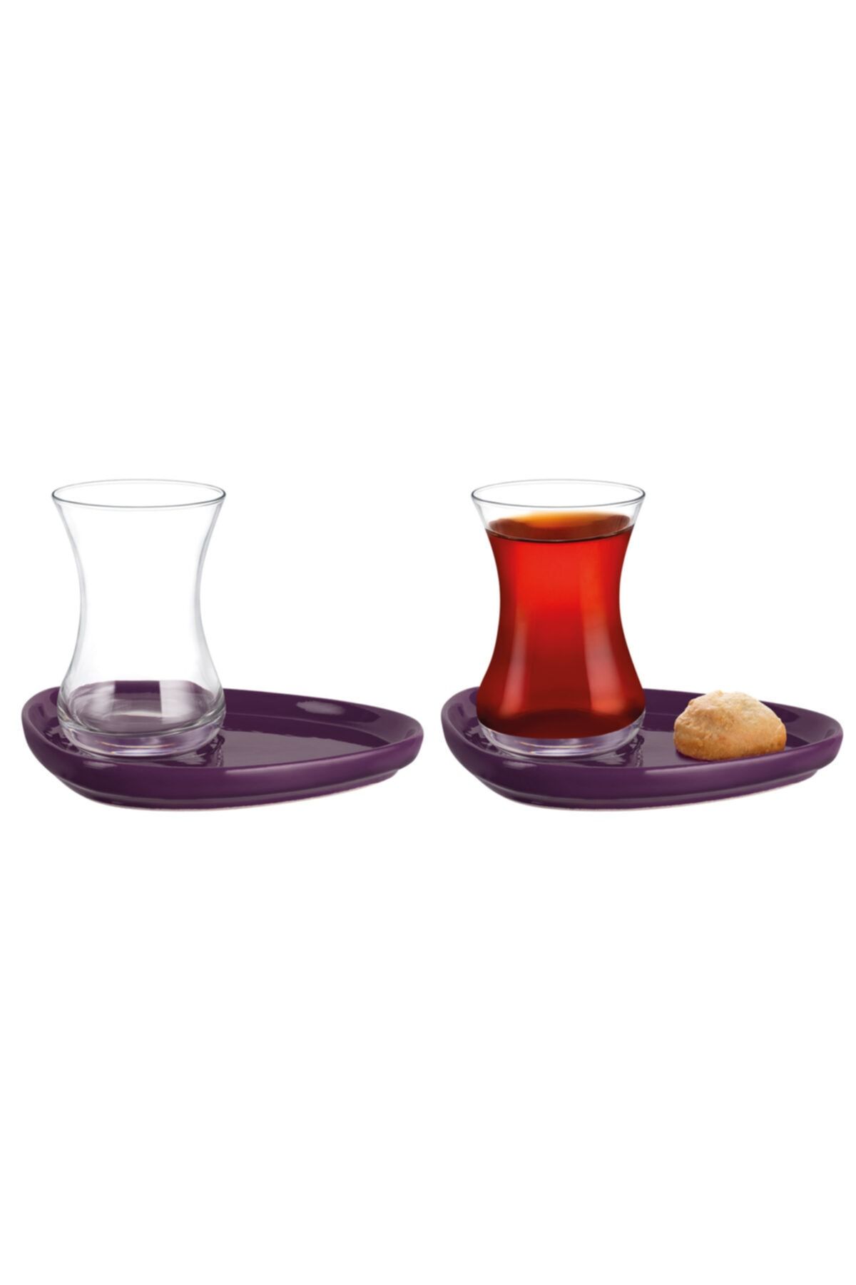 Madame Coco La Roche 4'lü Çay Seti - Mürdüm