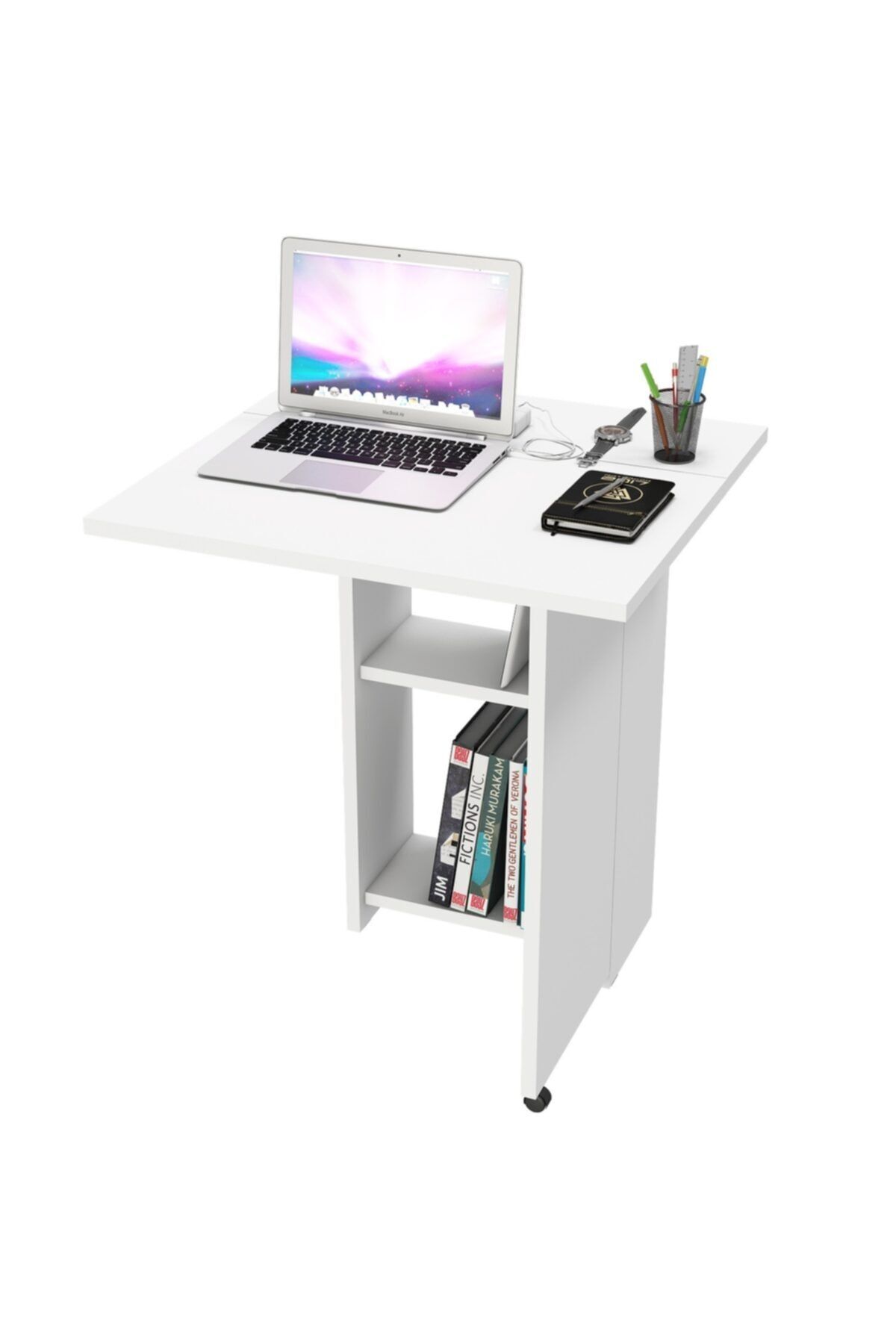 Bayz Design Duvar Monteli Kapanır Katlanır Öğrenci Çalışma Masası