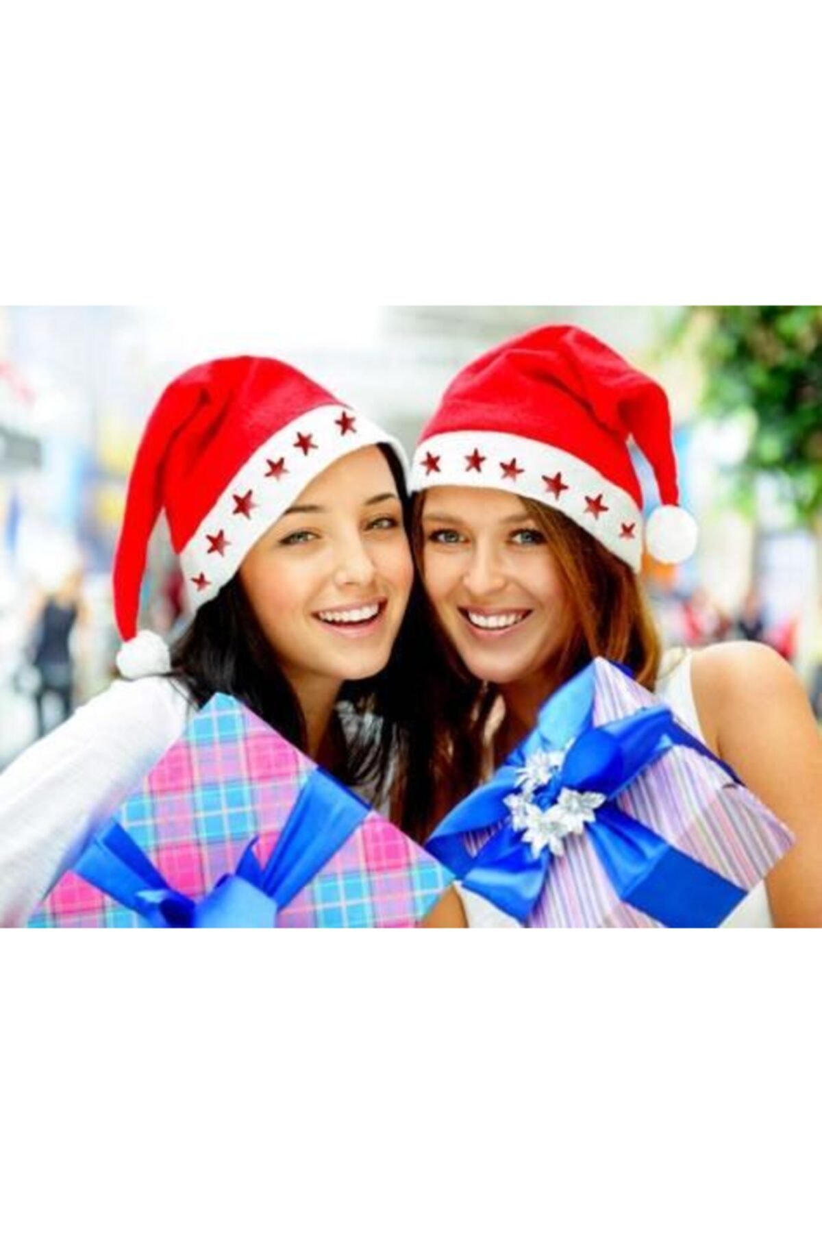 Trendline Store Yılbaşı Özel Işıklı Noel Baba Şapkası