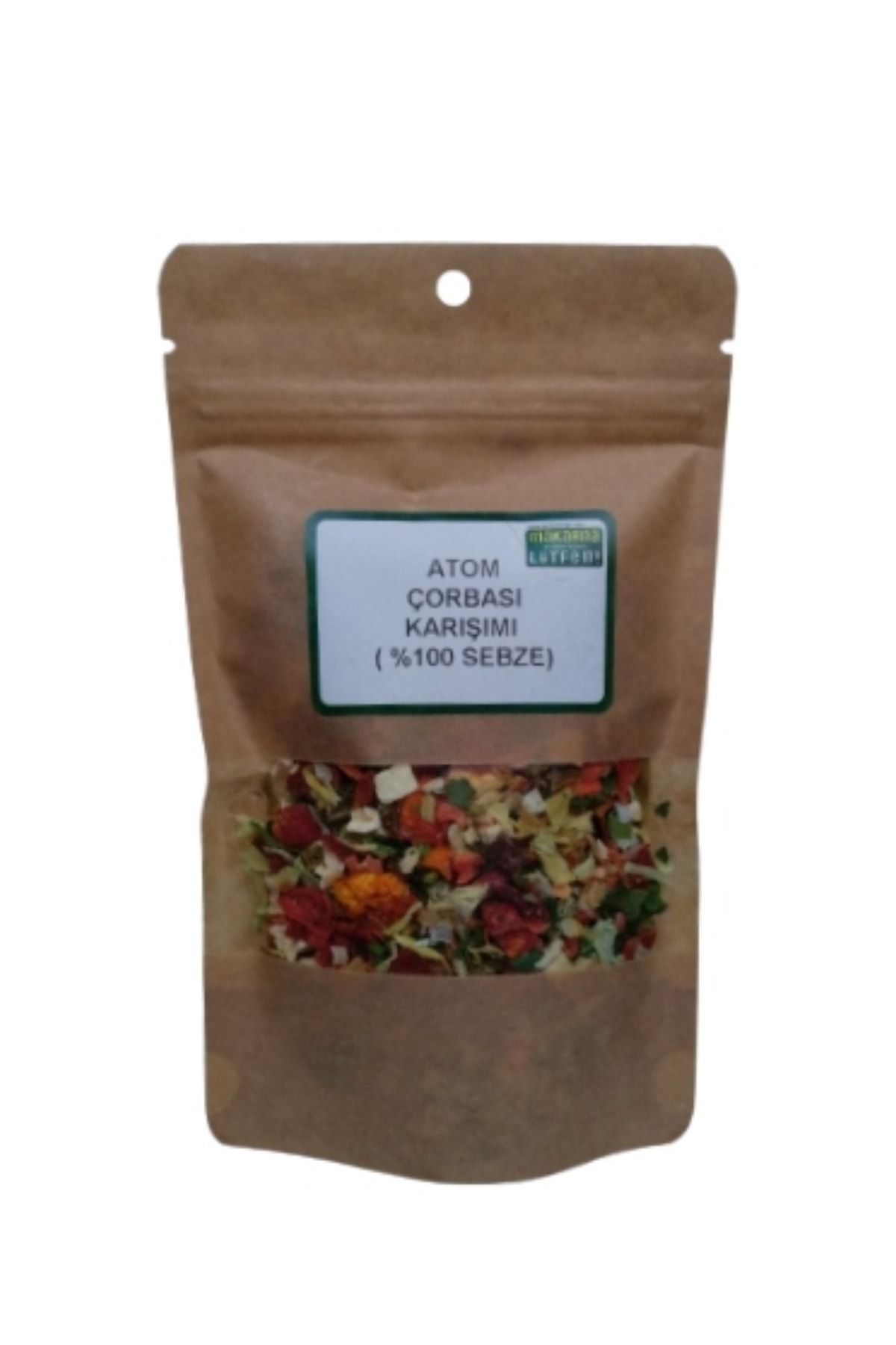Makarna Lütfen Atom Çorbası %100 Sebze-Unsuz-Katkısız 50 gr