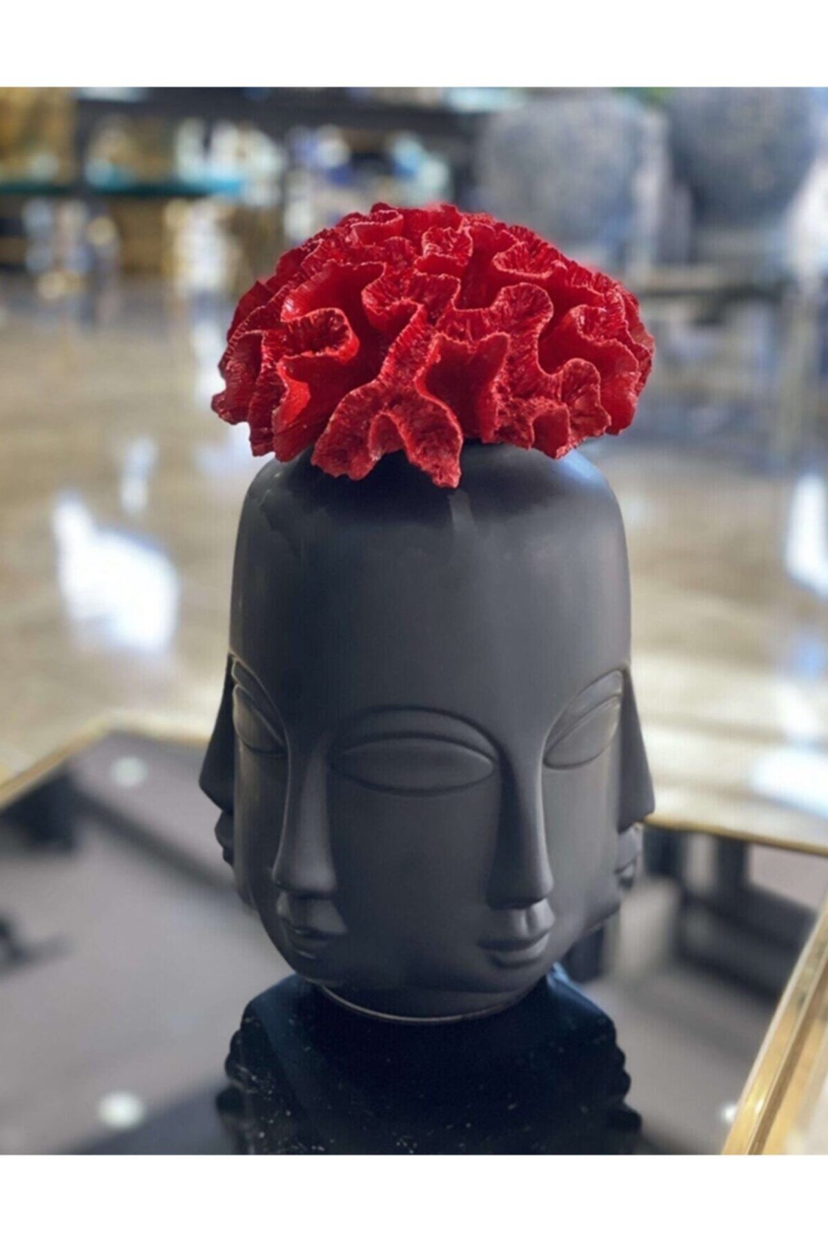 Talya Art Design , Dekoratif Çok Yüzlü Vazo.
