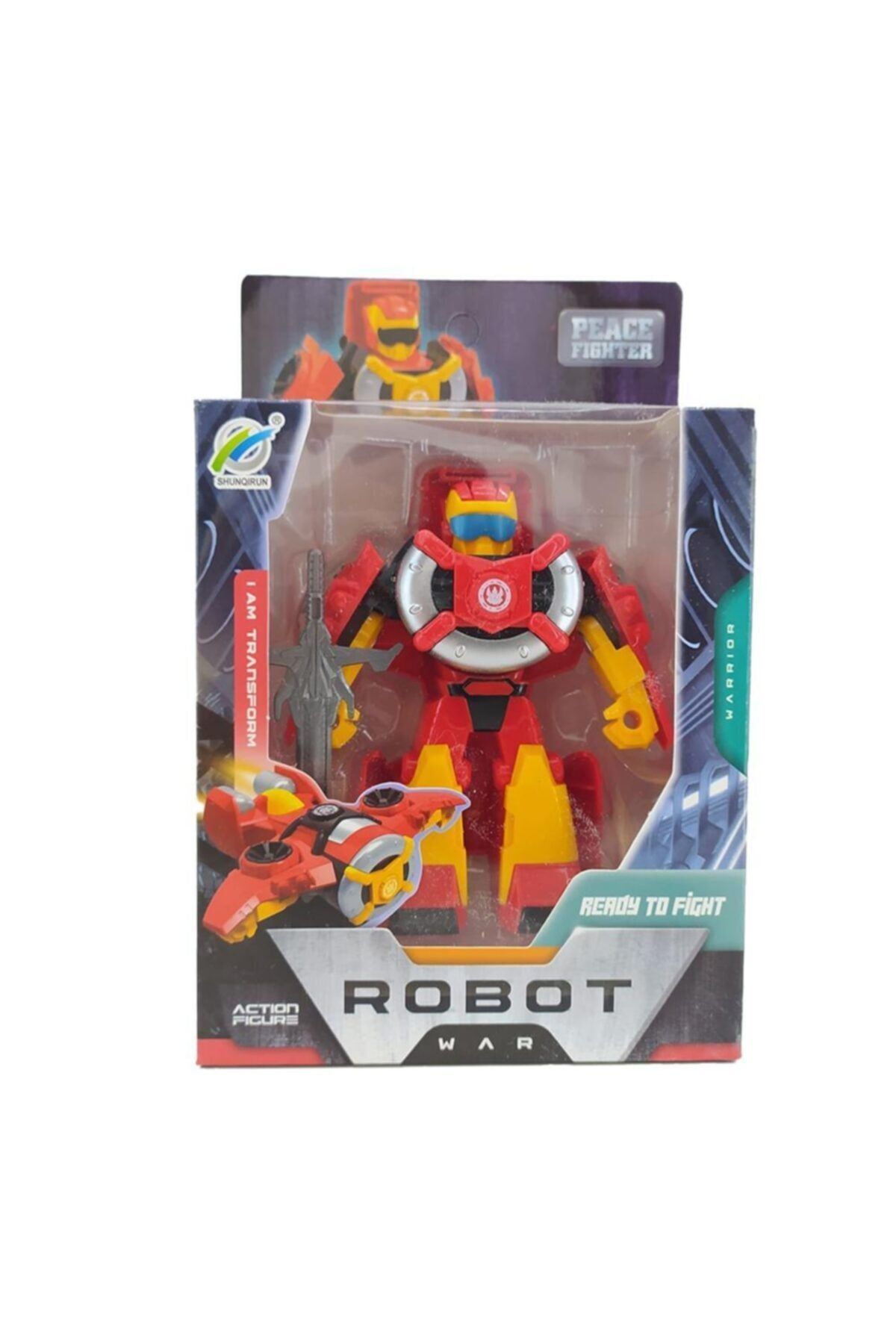 Prestij Oyuncak Peace Fighter Robot War Dönüşen Robot