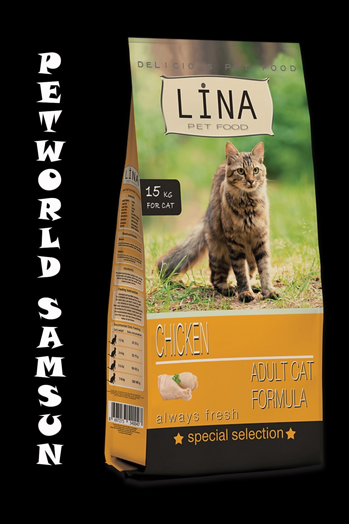 Lina Tavuklu Yetişkin Kedi Maması 15kg