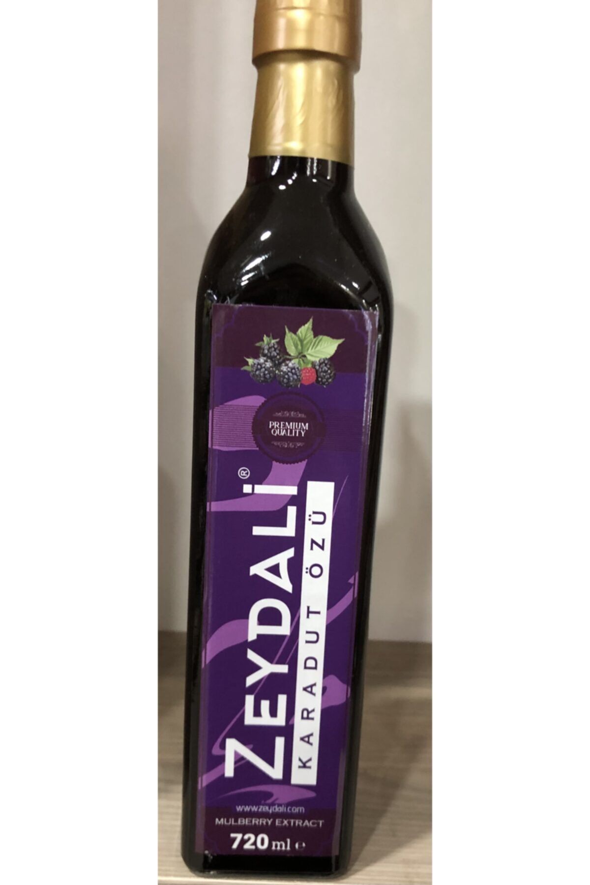ZEYDALİ Karadut Özü Cam 720 ml