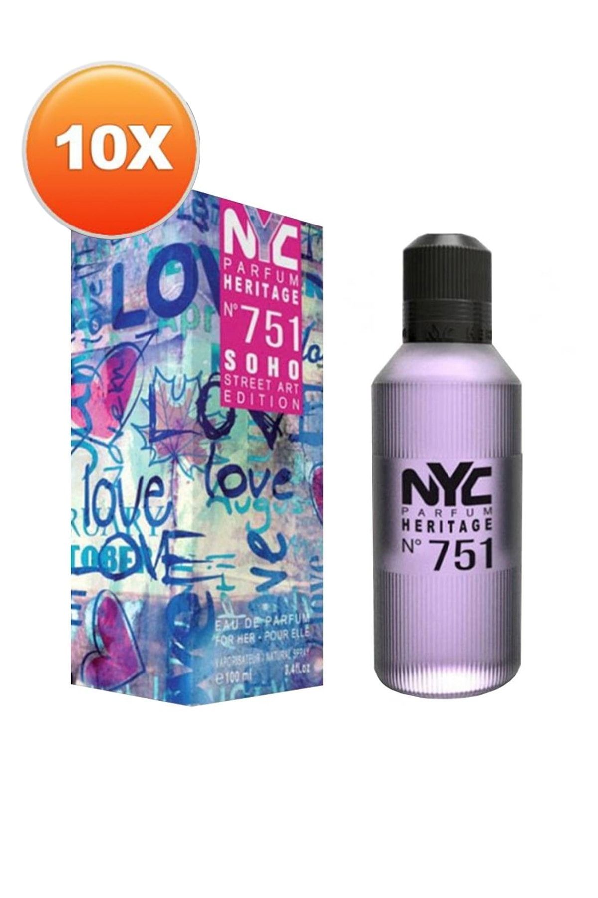 NYC Soho Street Art Edition No: 751 For Her Edp 100 Ml 10 Adet