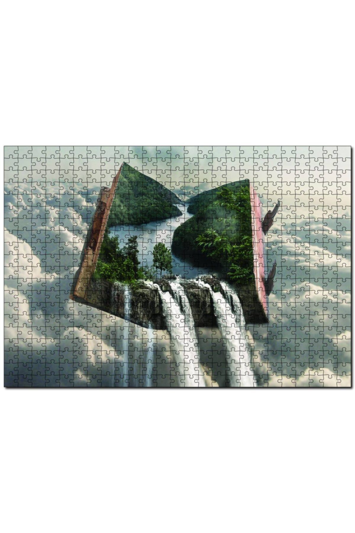 Cakapuzzle Fantastik Kitap Içinde Doğa 1000 Parça Puzzle Yapboz Mdf(ahşap)