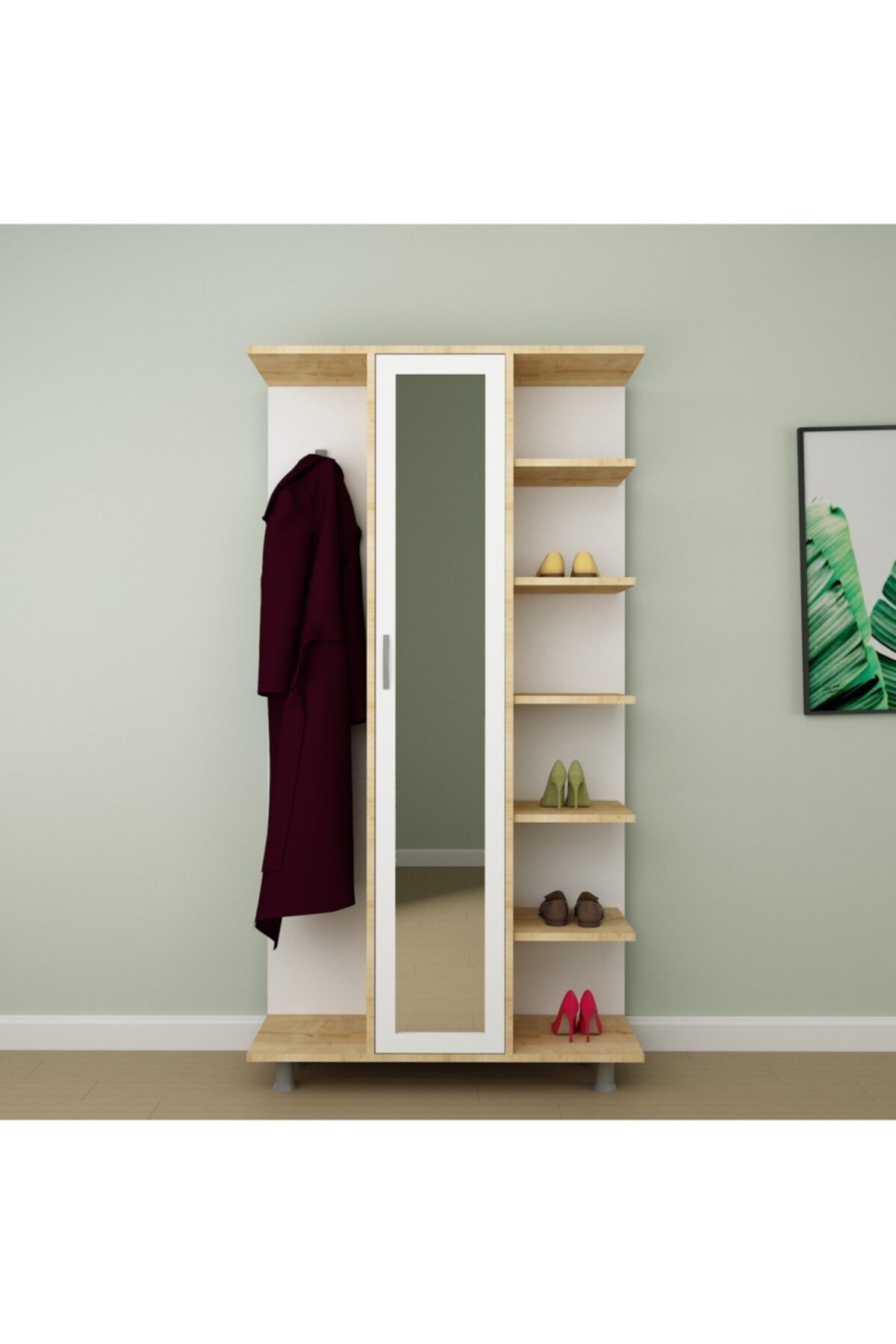 Fupe Shop Eylül Portmanto Safir Meşe 100 X 180 X 35