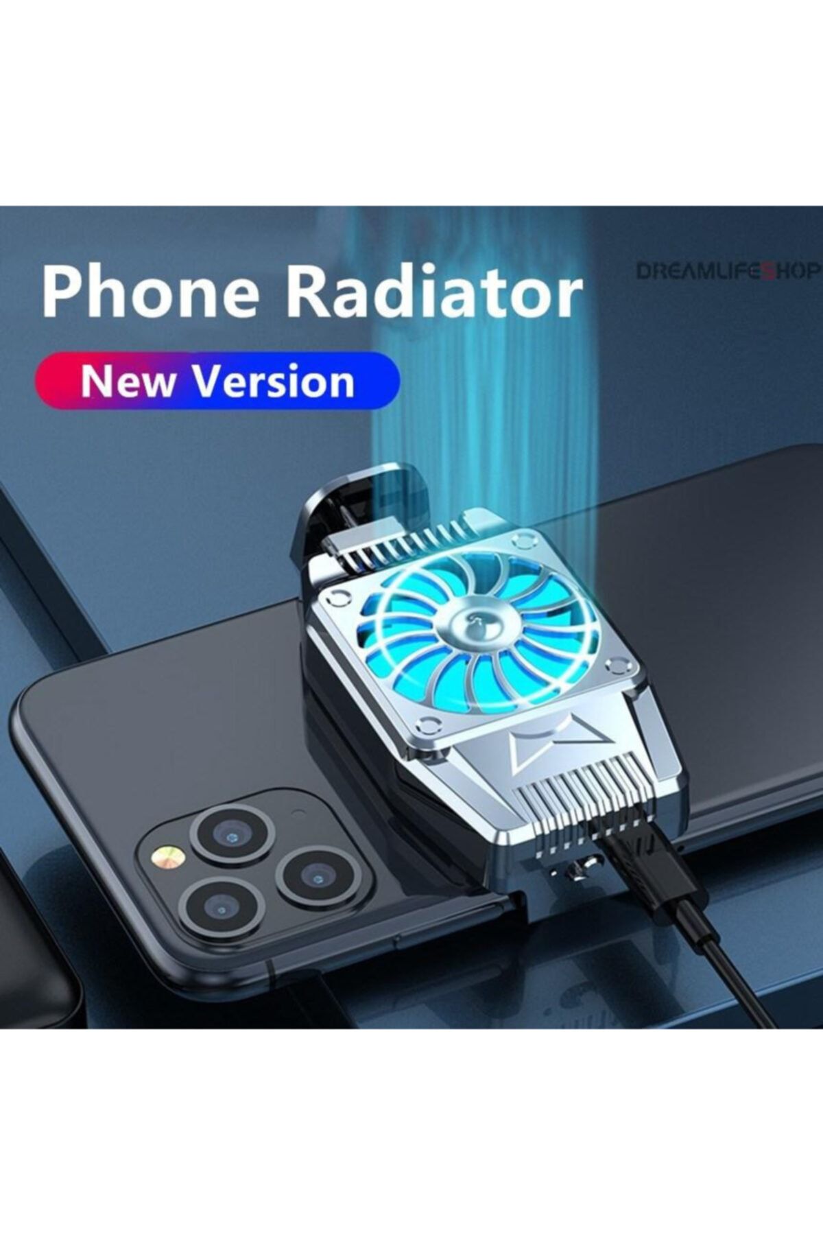 EN SİGA Telefon Soğutma Fanı Braketi Ve Radyatör Soğutma Taşınabilir Pubg Gamed Fan