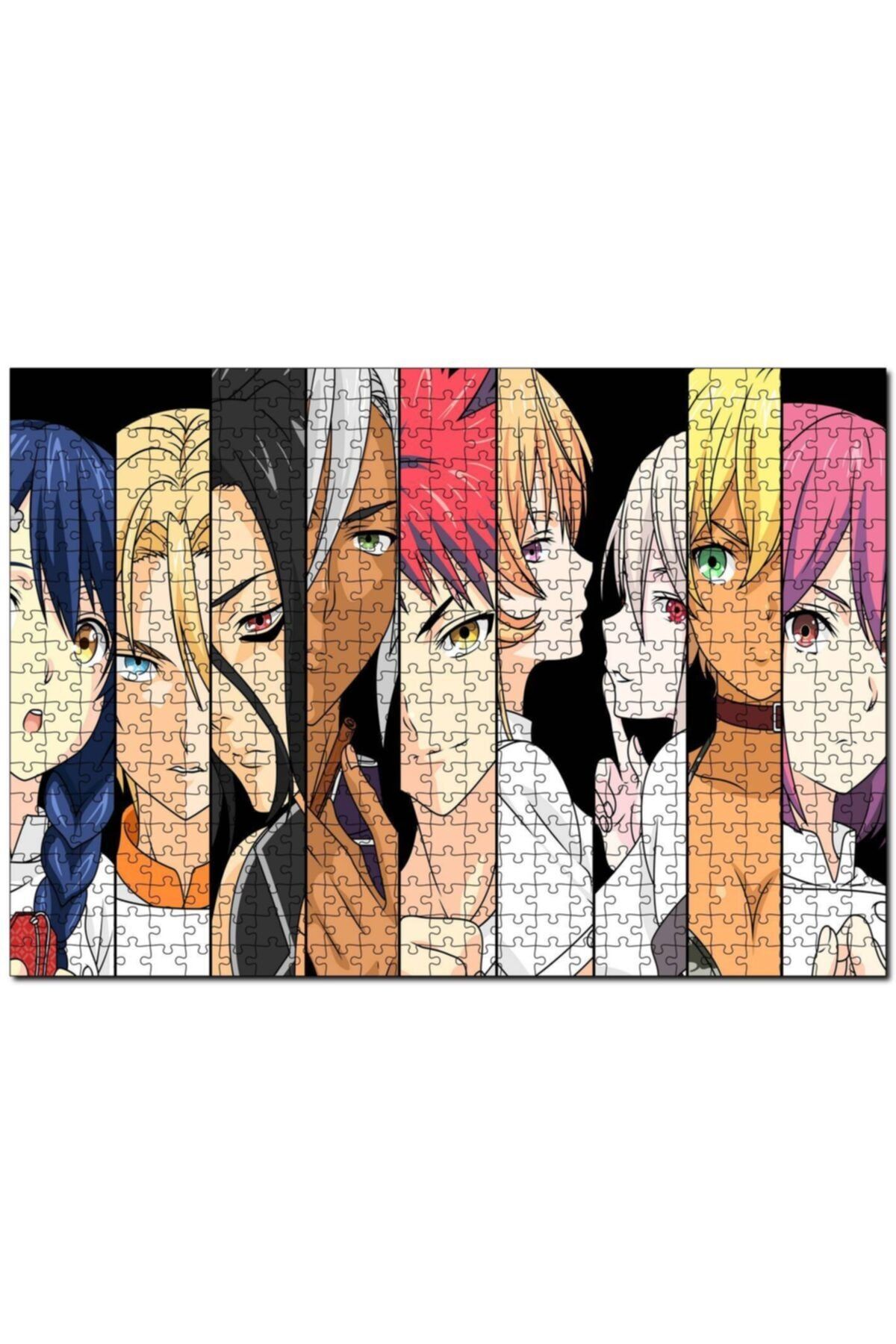 Cakapuzzle Anime Karakterler Şerit Kompozisyon 1000 Parça Puzzle Yapboz Mdf(ahşap)
