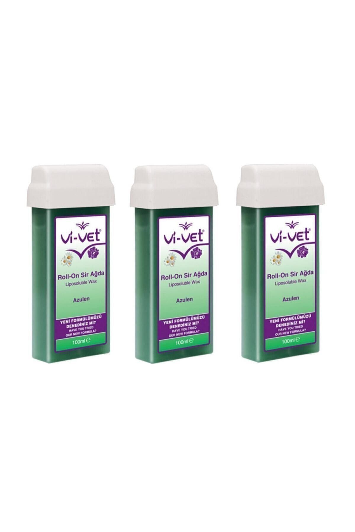 Vivet Roll-on Kartuş Sir Ağda Azulen  3 Adet 100 ml
