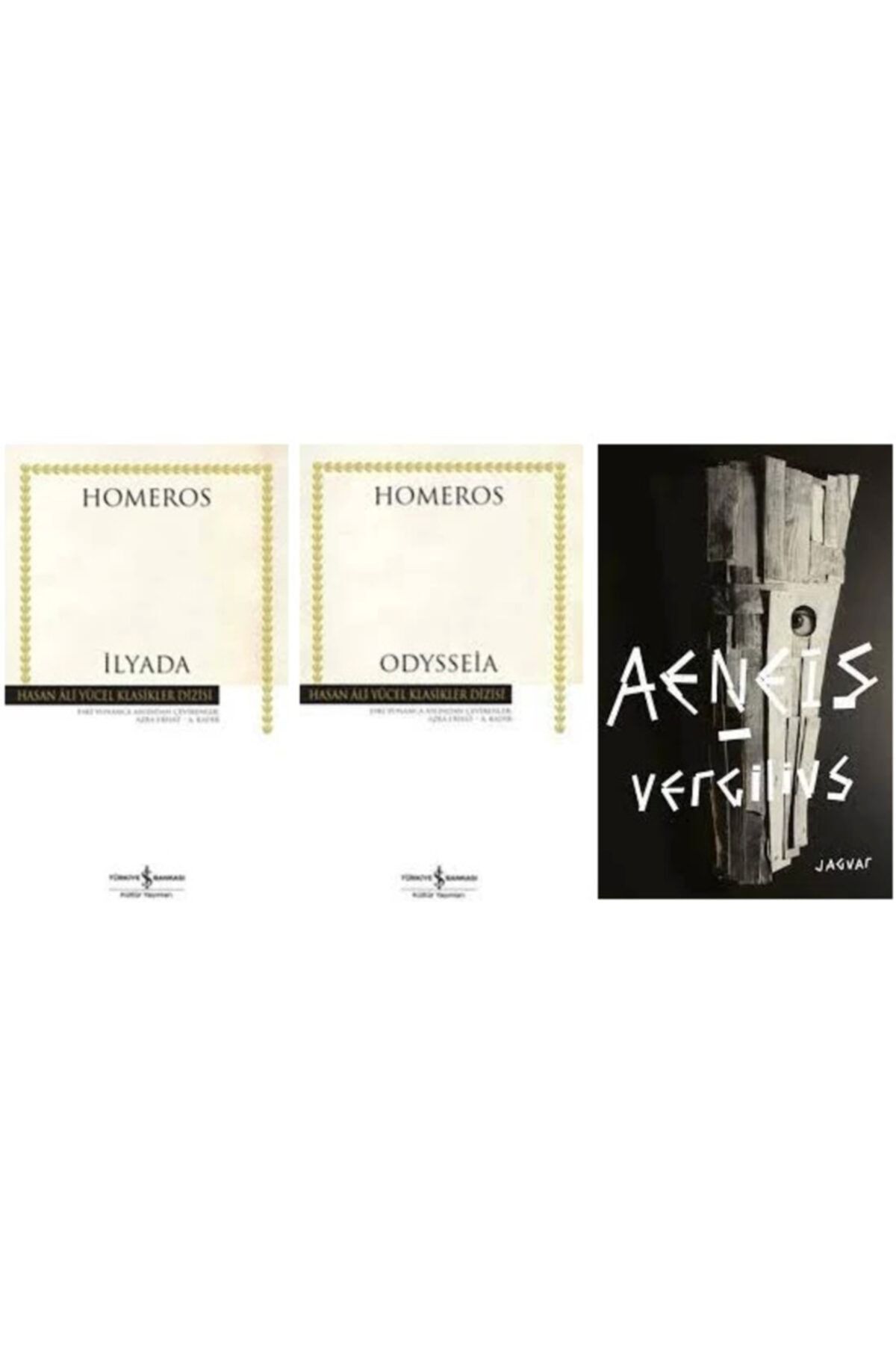 İş Bankası Kültür Yayınları Yunan Mitolojisi Seti Homeros-vergilius / Ilyada - Odysseia - Aeneis