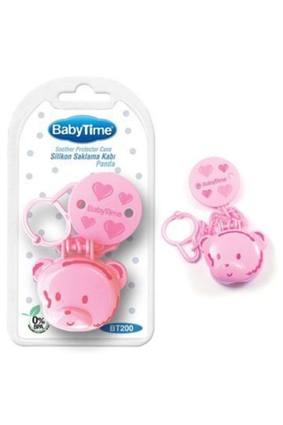 Babytime Bt200 Silikon Saklama Kabı Pembe