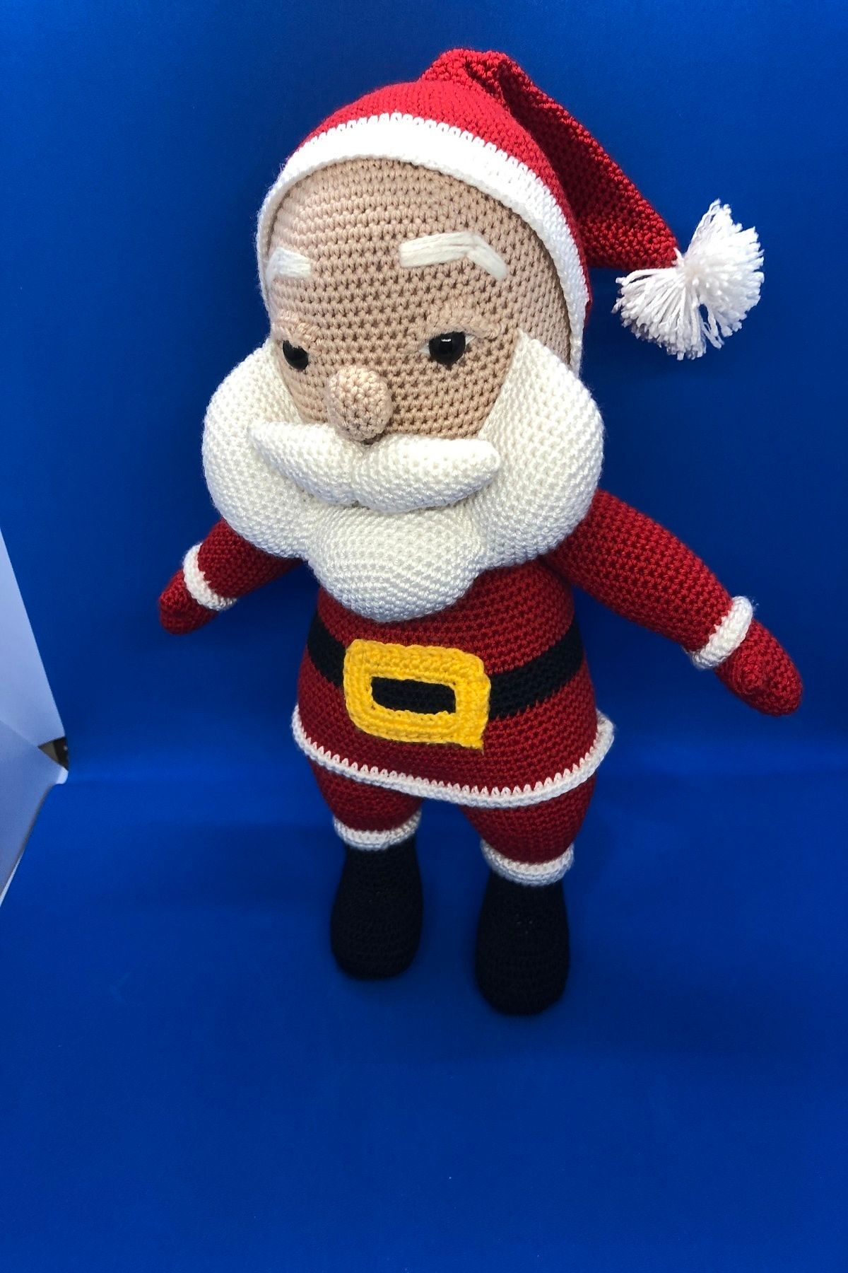 serüven Amigurumi Noel Baba Organik Örgü Oyuncak