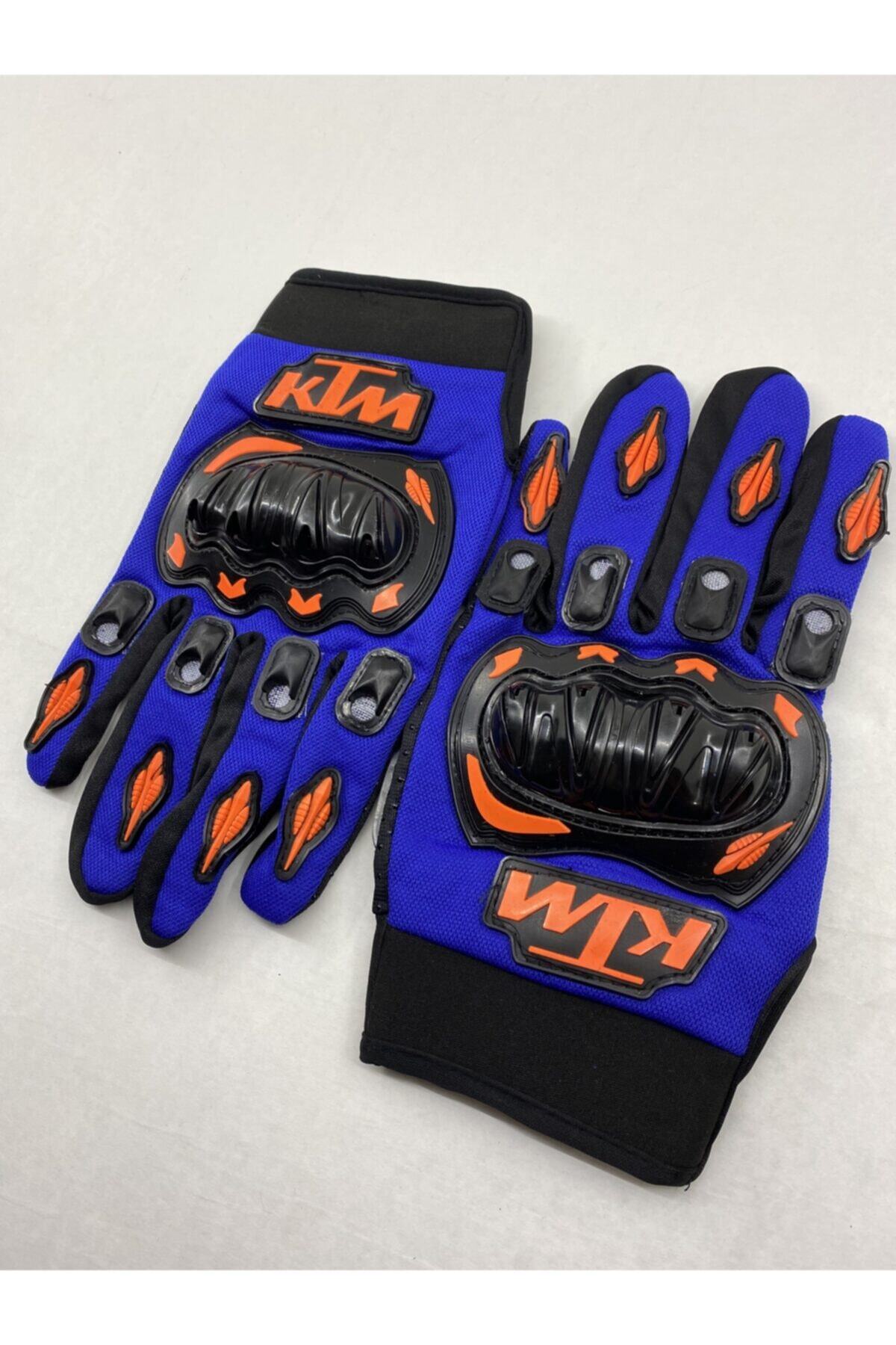 KTM Korumalı Eldiven Mavi