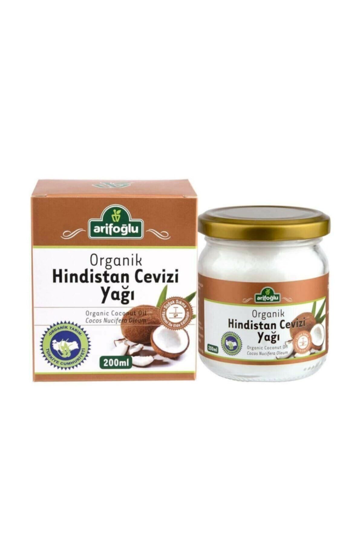 Arifoğlu Organik Hindistan Cevizi Yağı 200 Ml