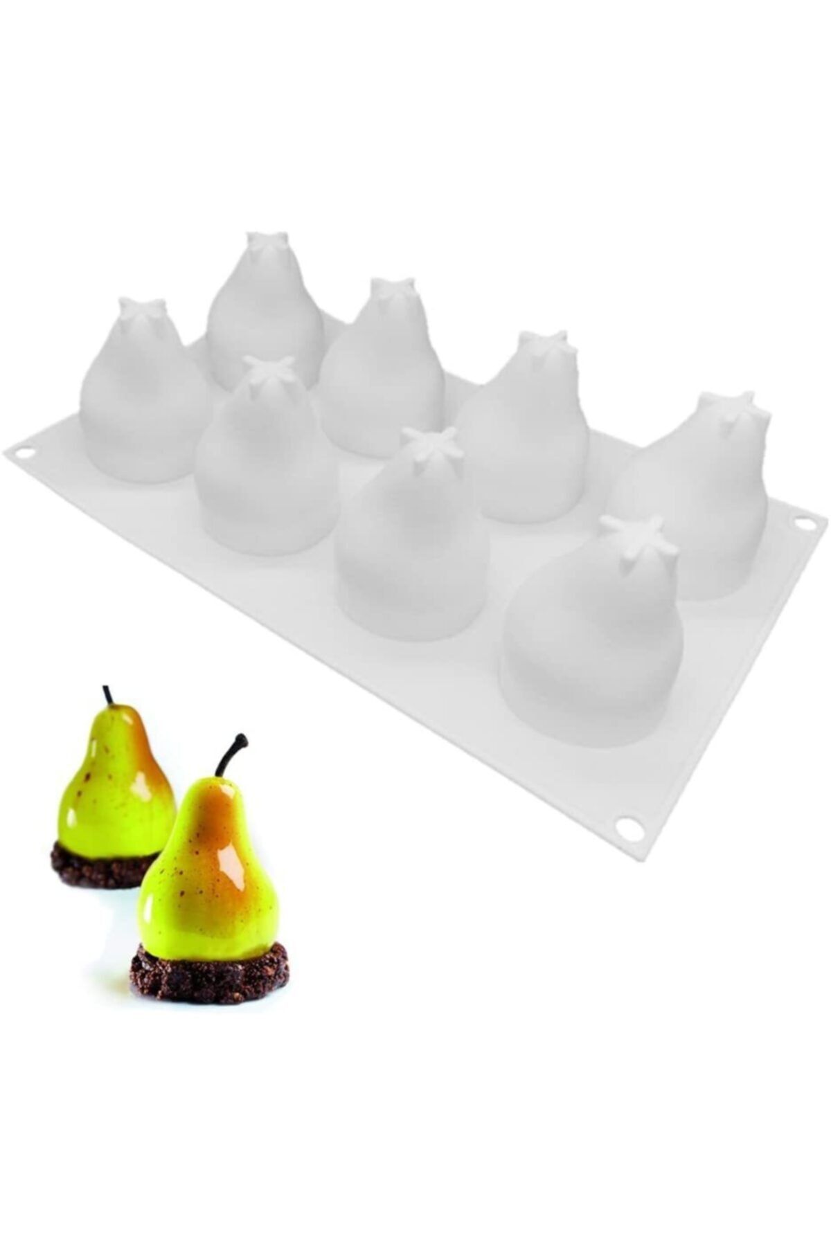 PASTRY PLANET Silikon Armut Kalıp