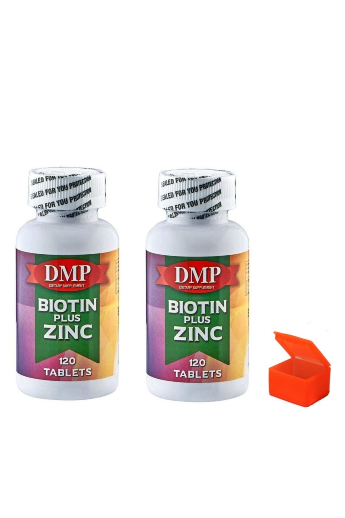DMP Biotin Plus Zinc Çinko 2 Kutu 240 Tablets  Hap Kutusu