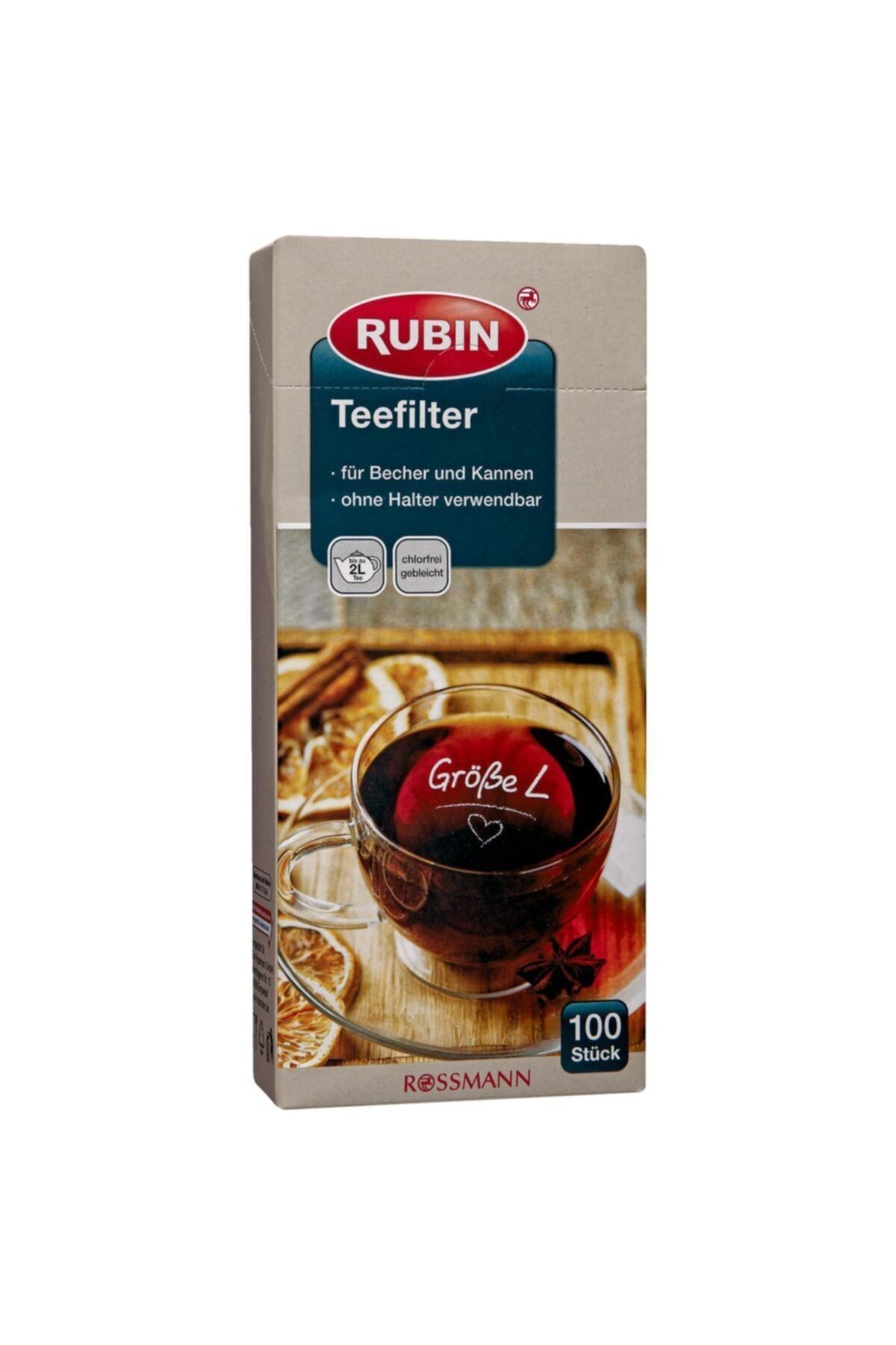 Rubin Rubın Cay Fıltresı 100 Adet Buyuk Boy