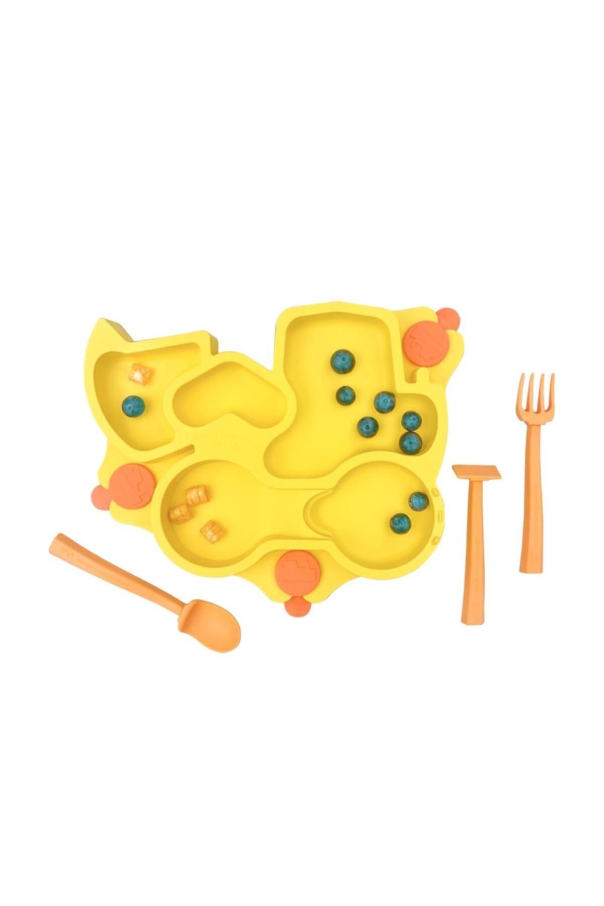 Constructive Eating Constructive Baby Sarı Tasarım Yemek Seti