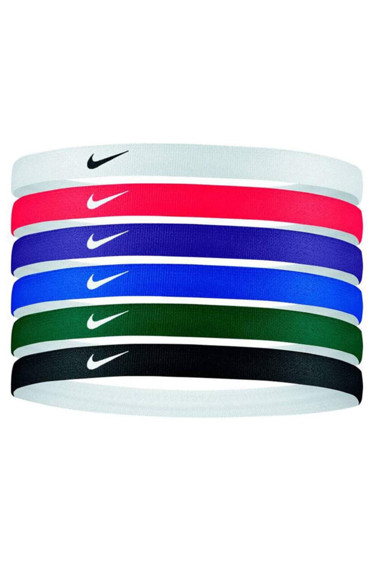 Nike Headbands 6 Pk Printed Unisex Beyaz Antrenman Saç Bandı N.000.2545.117.os