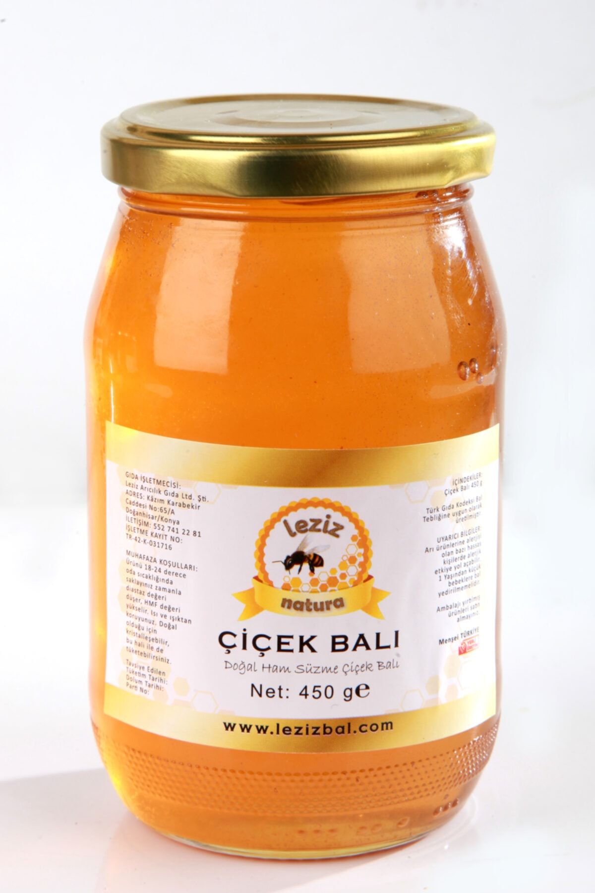 Leziz Natura Çiçek Balı 450 Gr