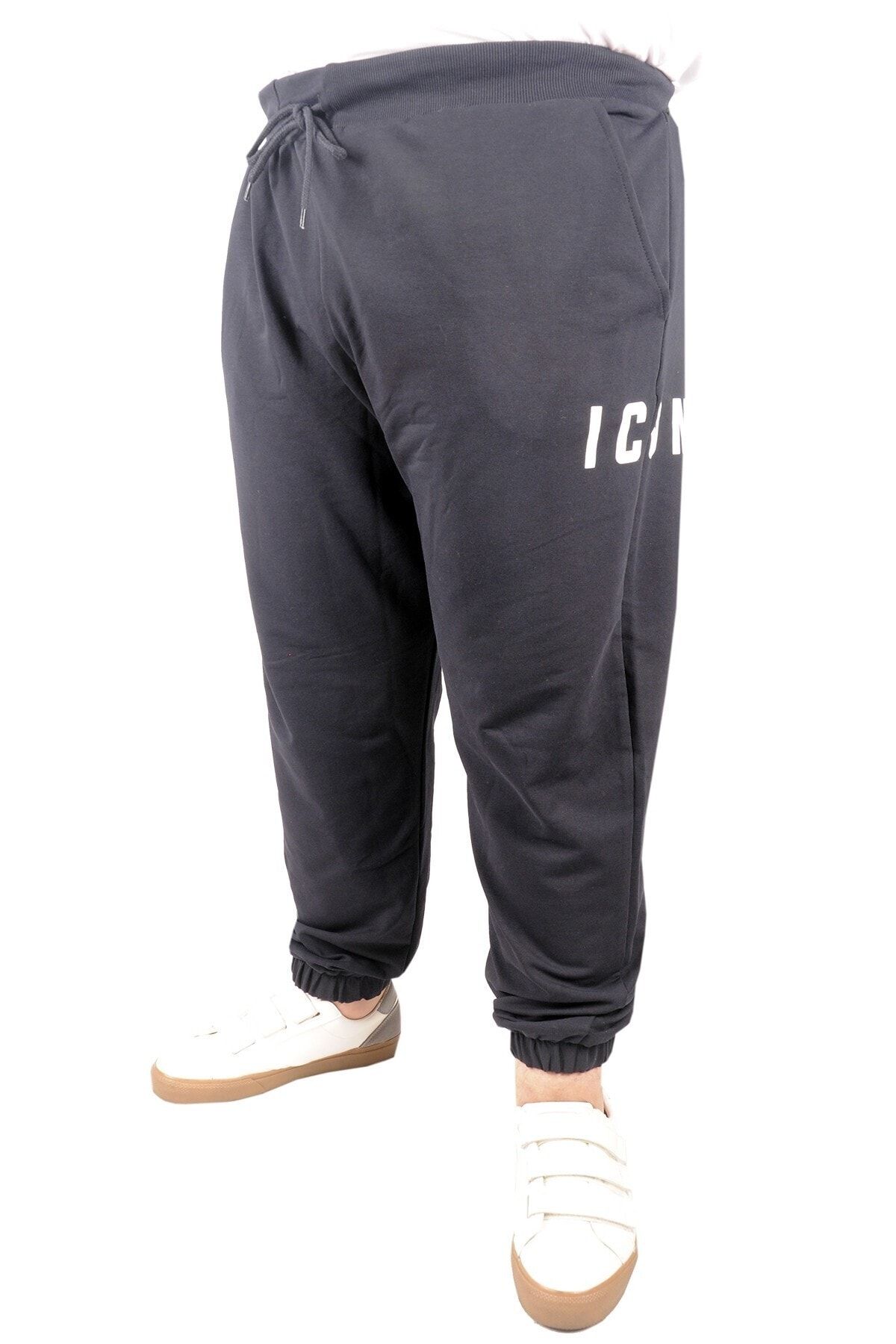 ModeXL Eşofman Altı Dar Paça Icon 21207 Lacivert
