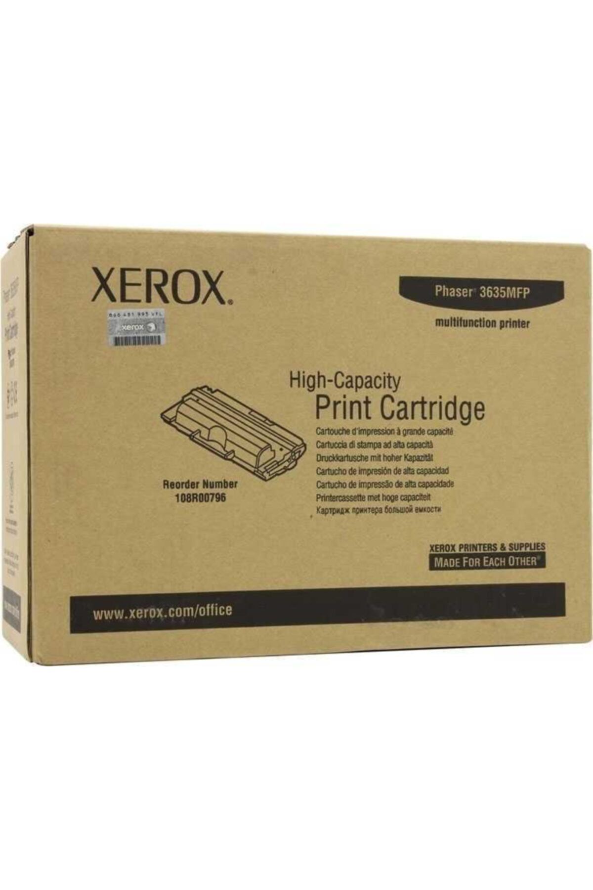 Xerox Phaser 3635mfp Siyah Orjinal Toner Yüksek Kapasiteli
