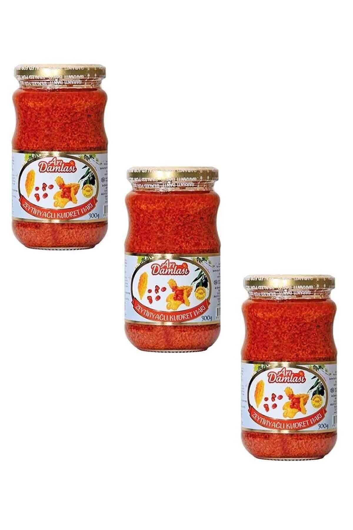 Arı damlası Zeytinyağlı Kudret Narı 300 gr X 3 Adet