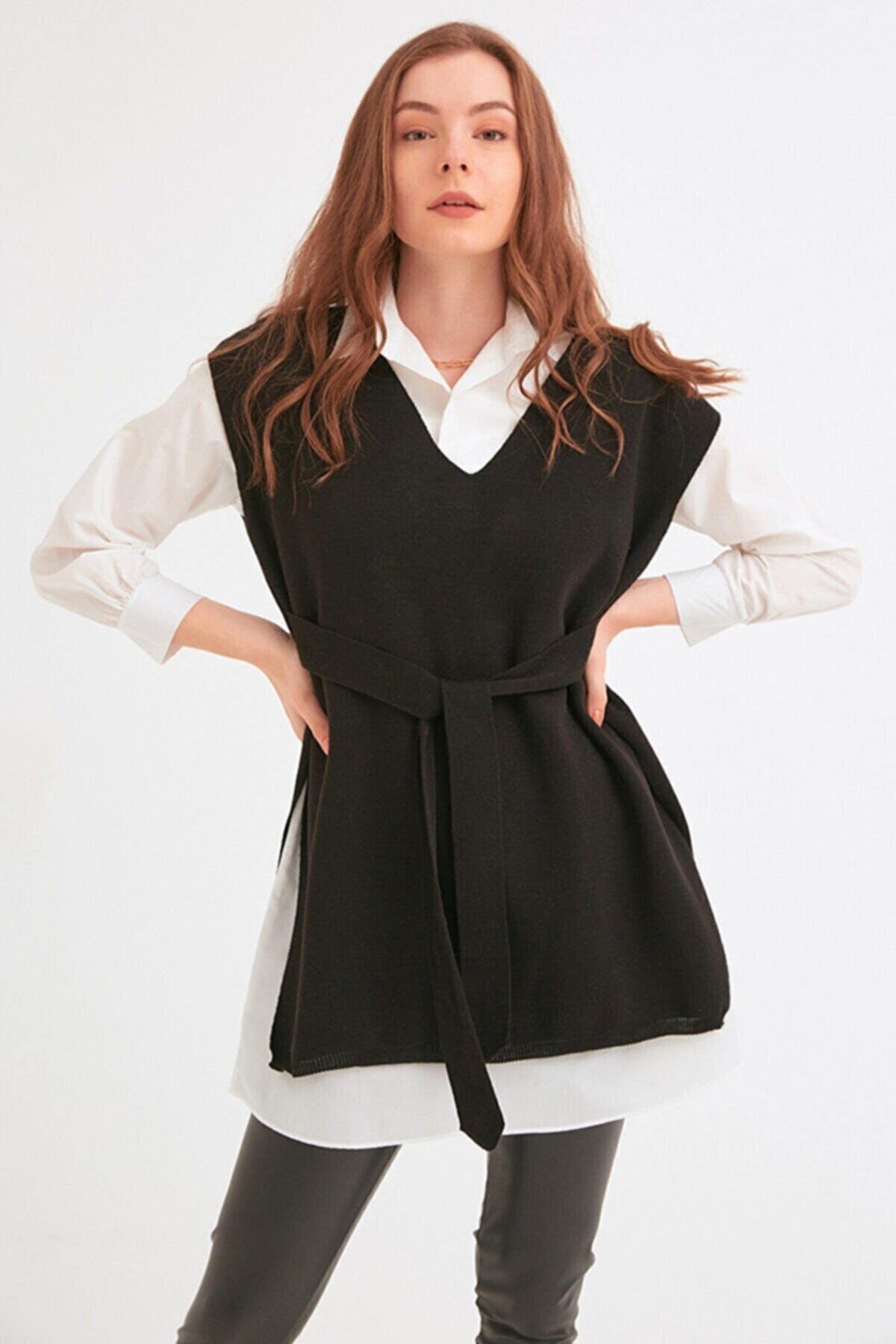 AGWOMAN Bağlamalı Süveter