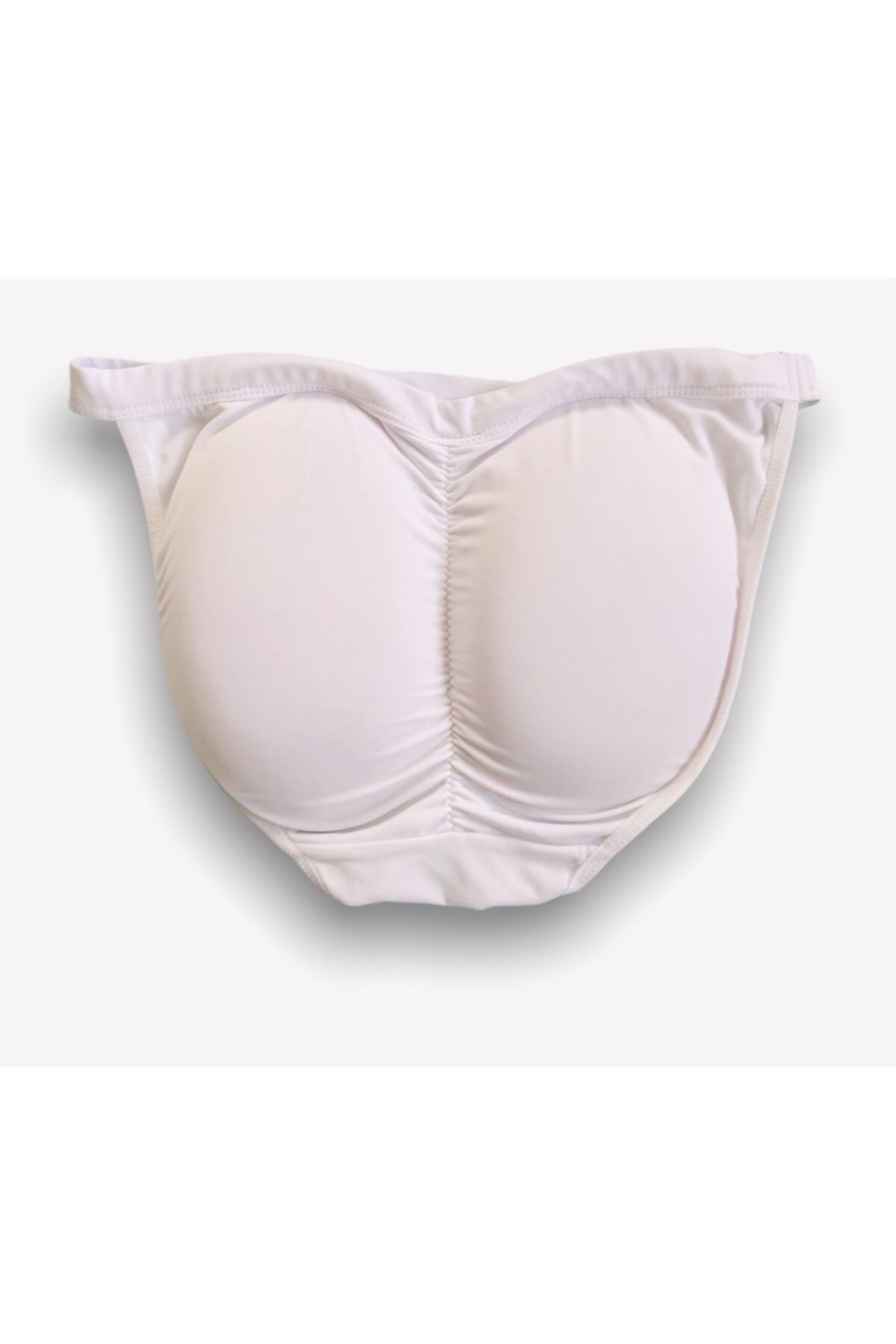 kubbe Beyaz Pop-up Popo Destekli Brazilian Slip Külot