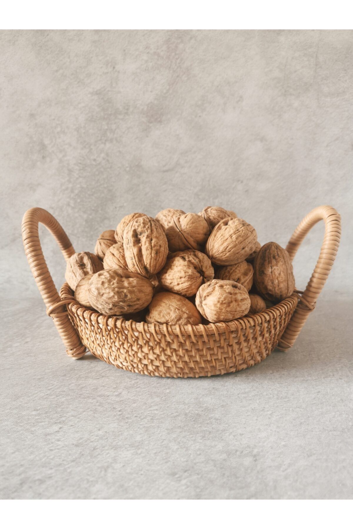 Helia Home Rattan Hasır Dekoratif Sepet/tepsi