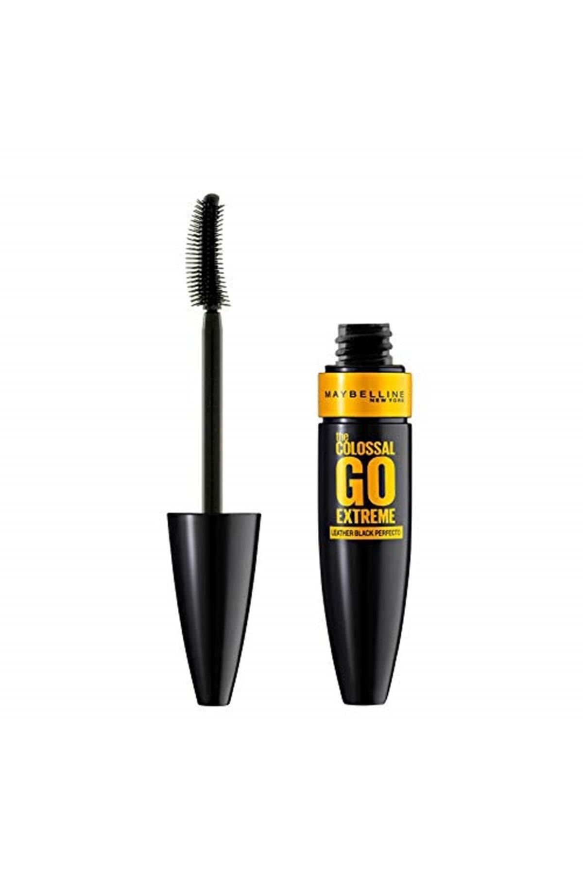 Maybeline Maybelline New York The Colossal Go Extreme Leather Black Maskara - Ekstra Siyah 1 Paket