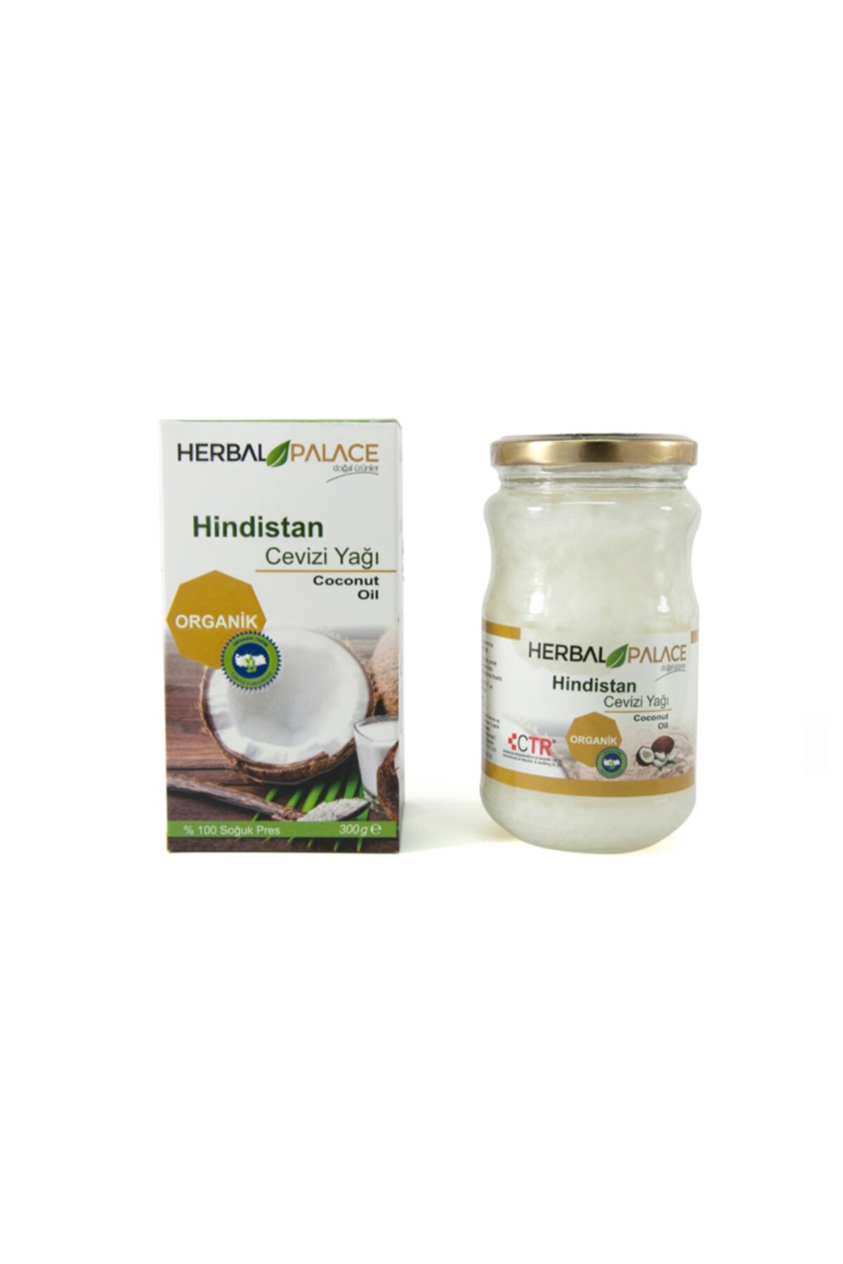 Herbal Palace Organik Hindistan Cevizi Yağı 300 Gr.
