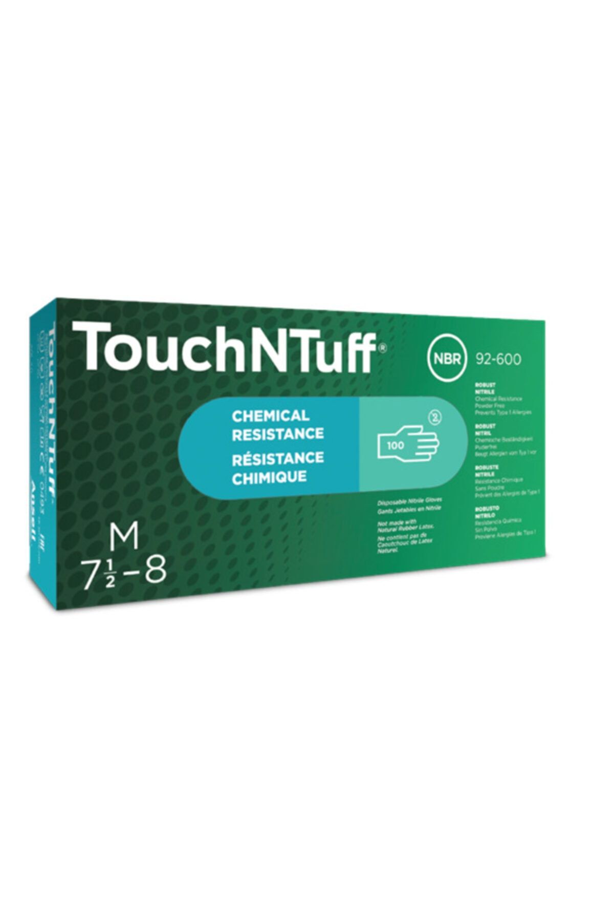 İzdelta Araştırma Teknolojileri Ansell Touchntuff® 92-600 Tek Kullanımlık Nitril Eldiven (xl)