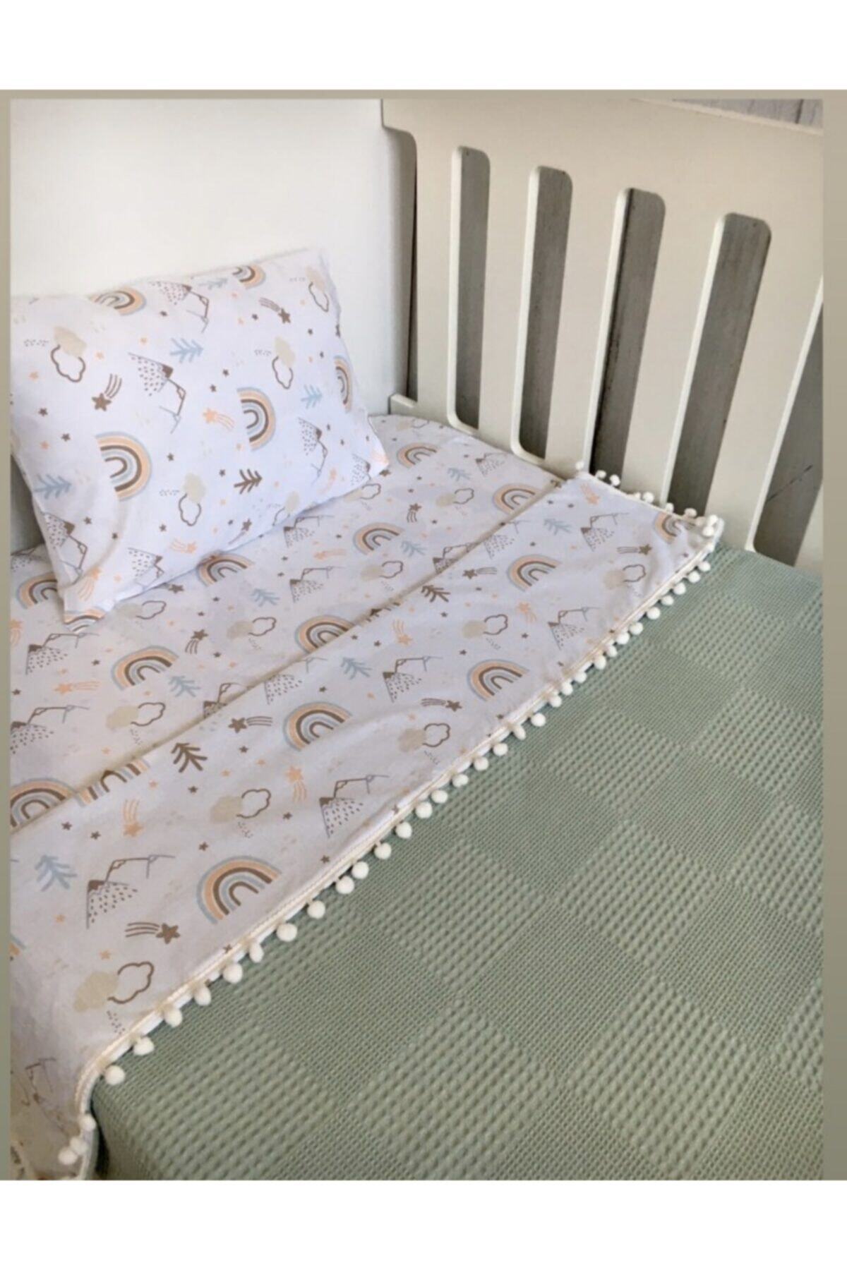 Masallar Diyarı Mint/gökkuşağı Bebek Pike Seti