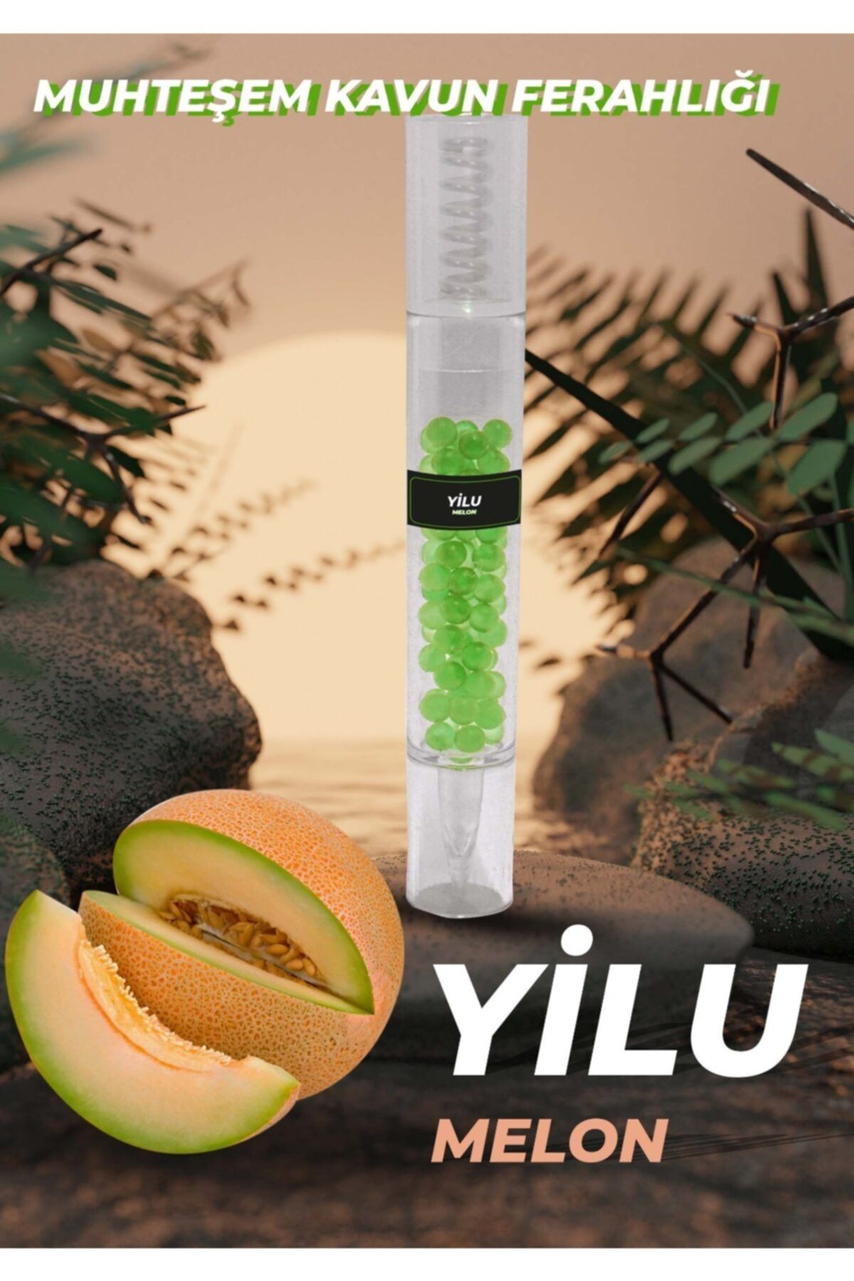 YİLU Mentol Topu 100 Adet Buz Kavun Aplicator Hediye
