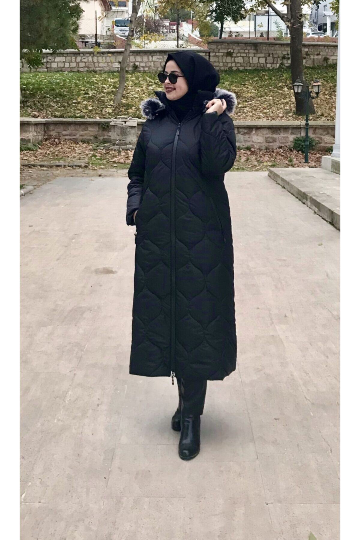 Hüma Sultan Ince Kapitone Şişme Mont