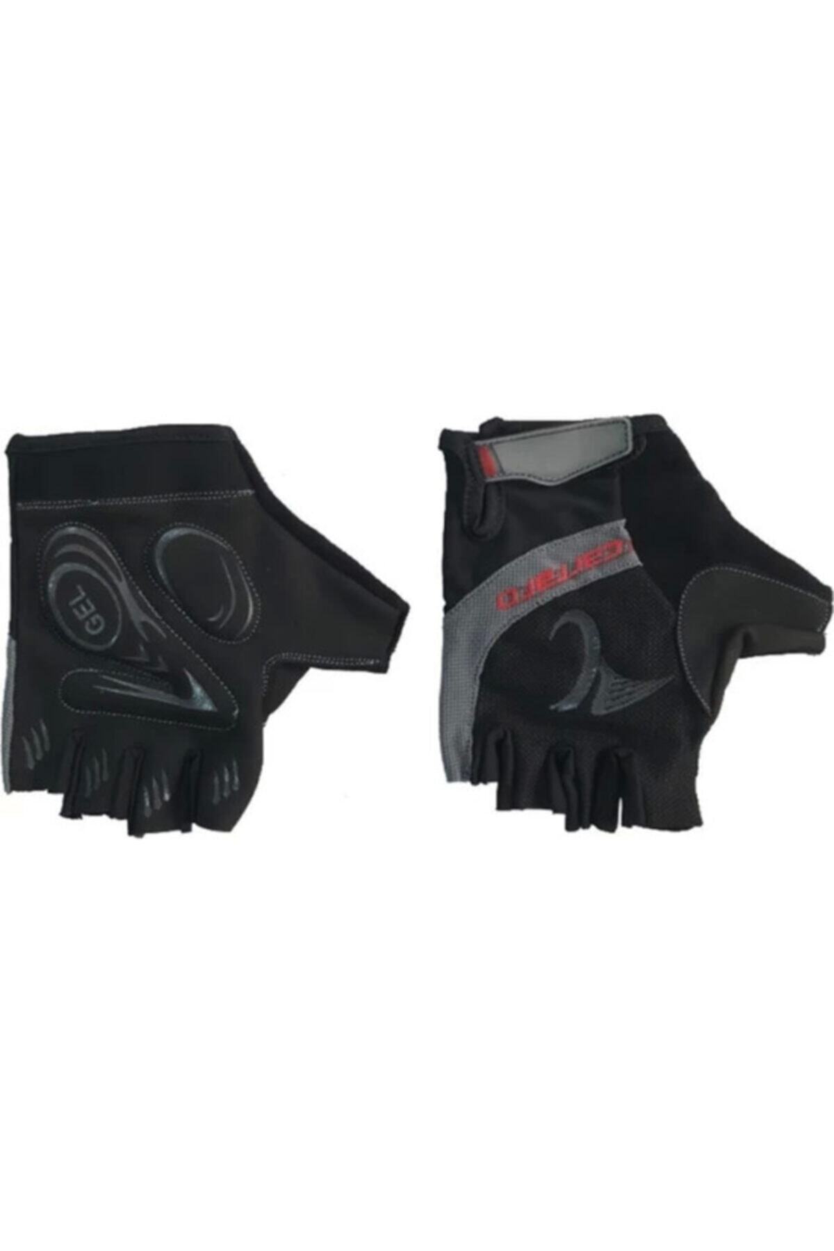 Carraro Kısa Parmak Eldiven Siyah V7 E