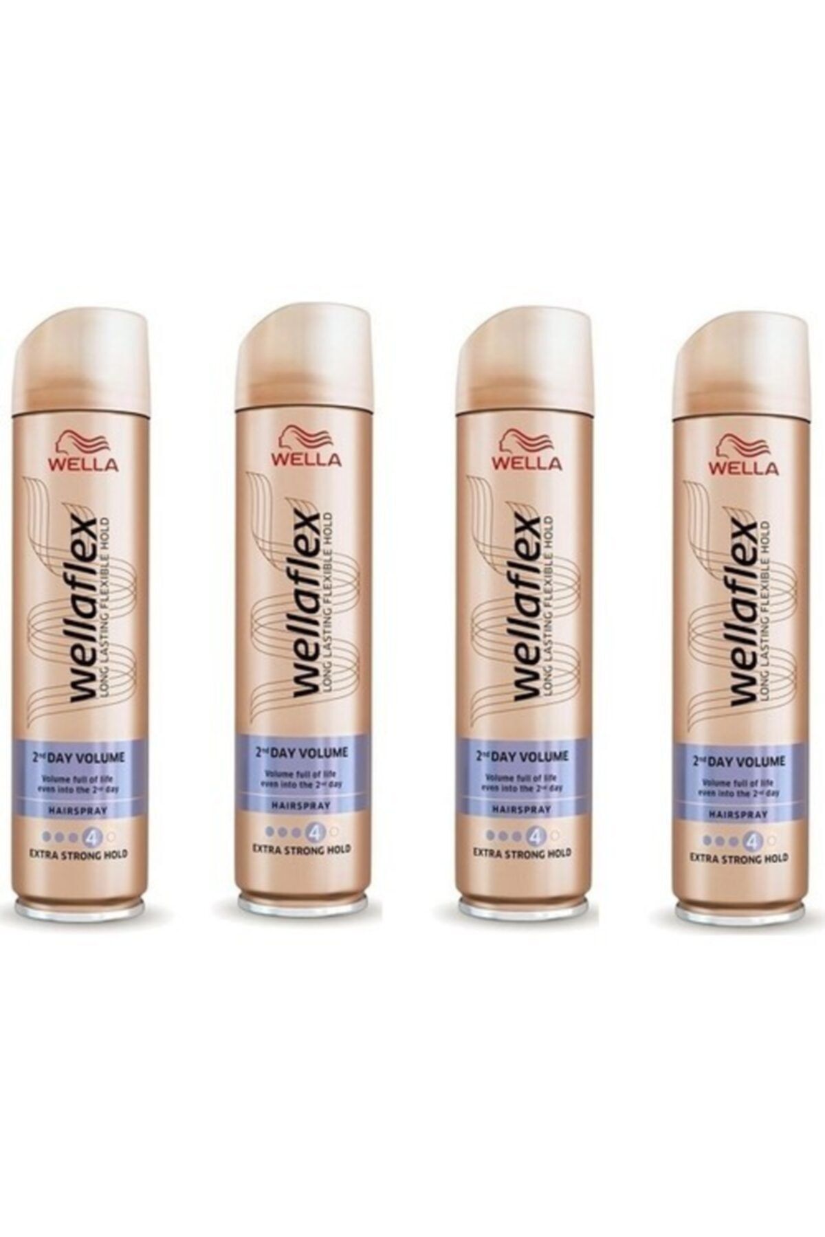 Wella Dk Hair Clinic Flex Saç Spreyi 2 Day Volume 250ml x 4