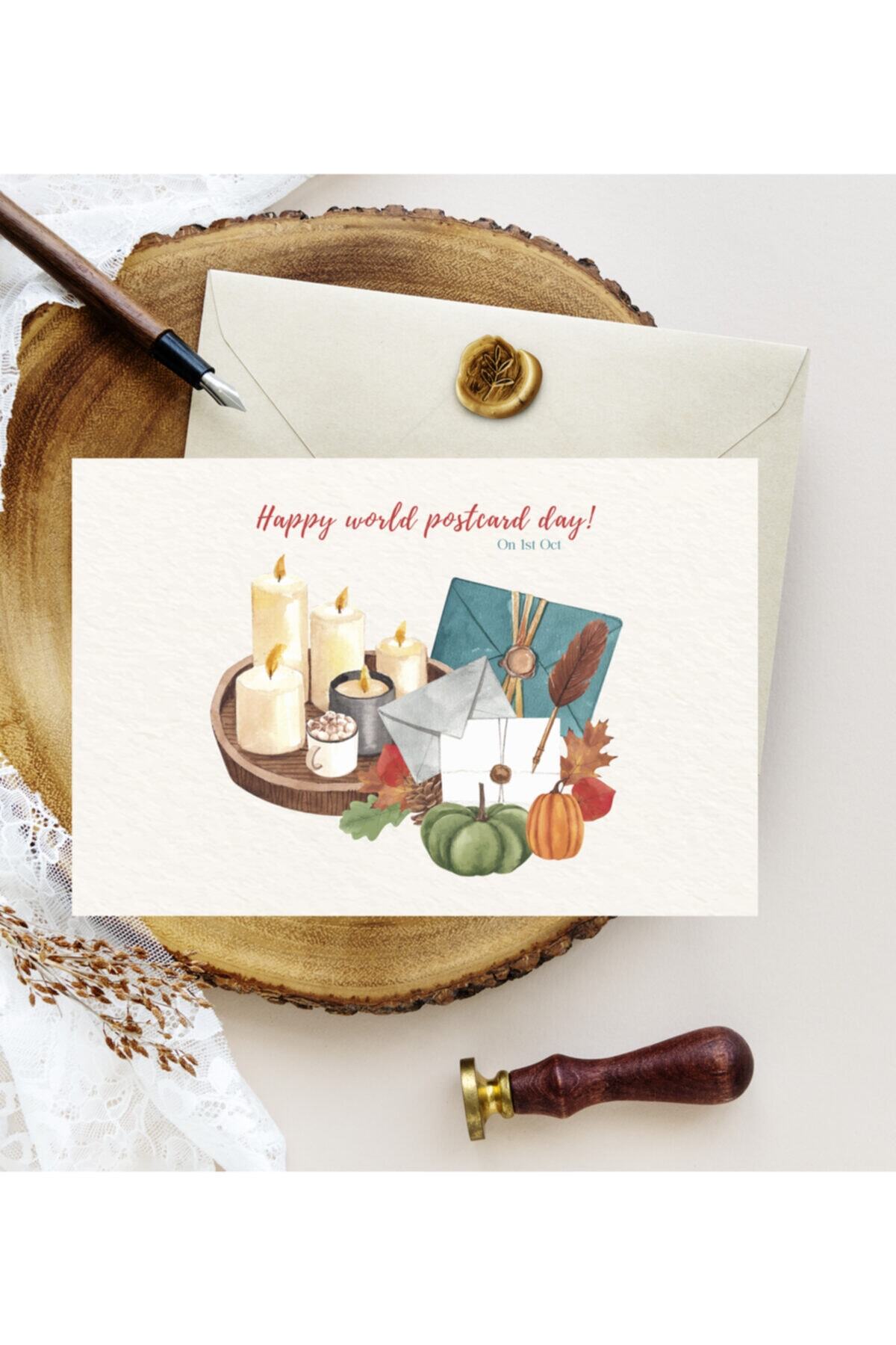 Kartpostal Kutusu 5'li Kartpostal - Happy Wpd