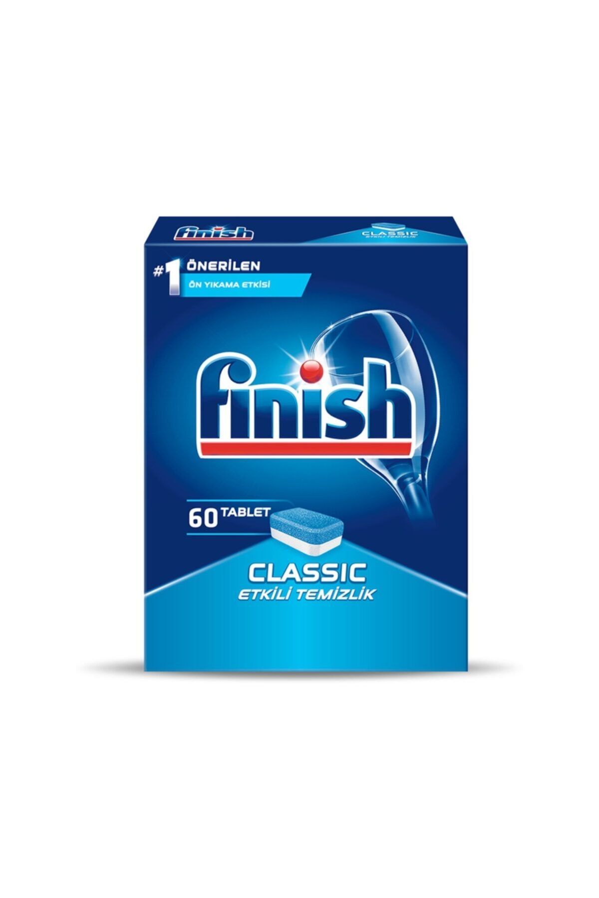 Finish Classik Etkili Temizlik Tableti 60 Li x 3 Adet = 180 Tablet