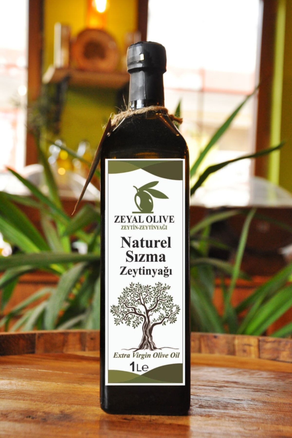 ZEYAL OLIVE Taş Baskı Soğuk Sıkım Zeytinyağı 1 Litre