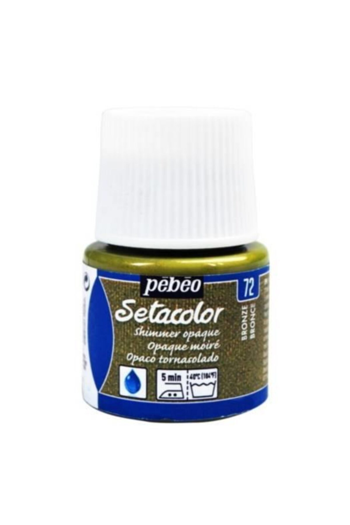 Pebeo Setacolor Opak Metalik Kumaş Boya Opak 45ml Şişe Yd Bronzmoire