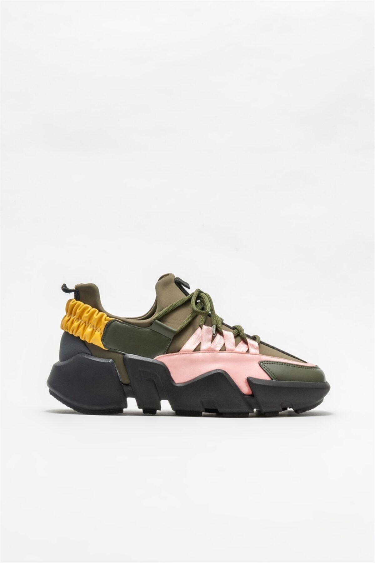Elle Shoes Haki Kadın Spor Ayakkabı