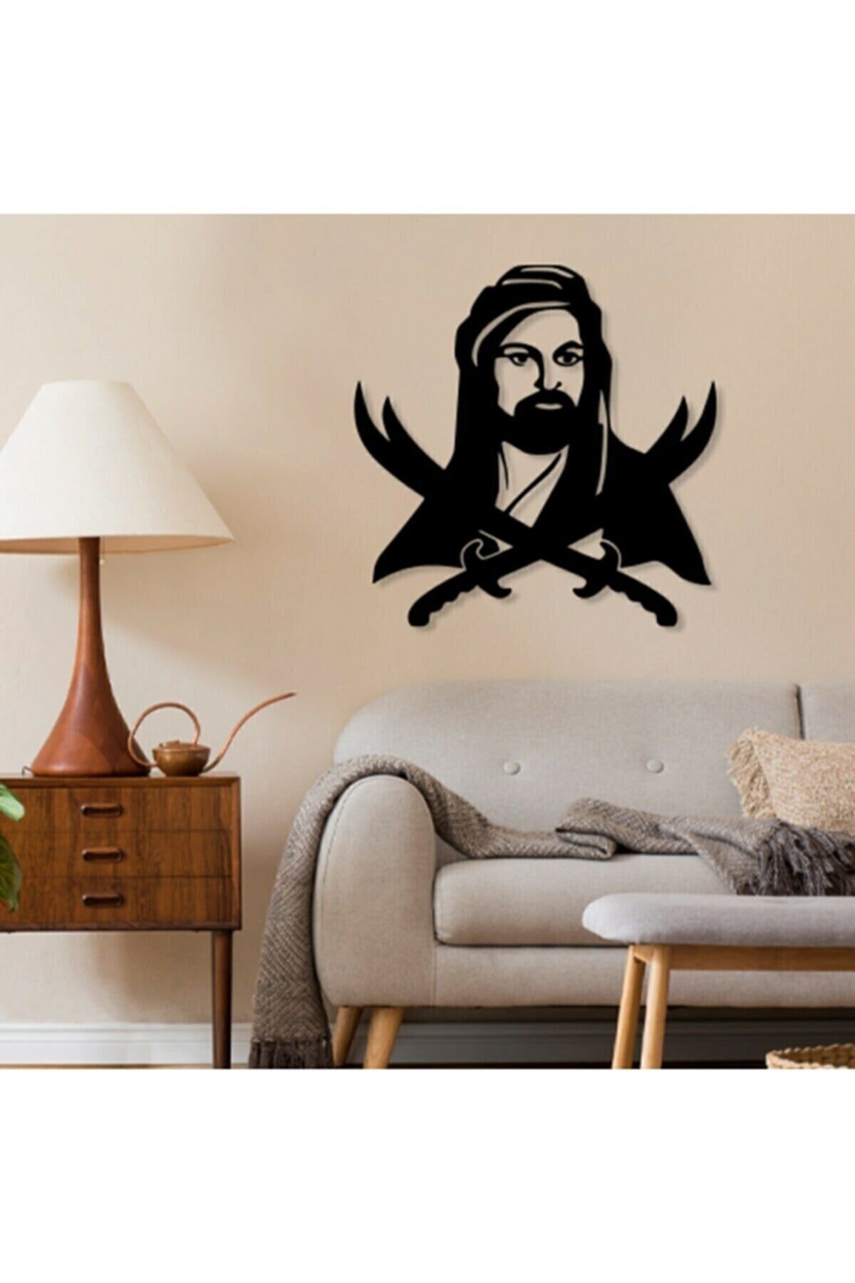 İdeal Matbaa Lazer Kesim Hz Ali Zülfikar Ahşap Lazer Kesim Duvar Dekoru